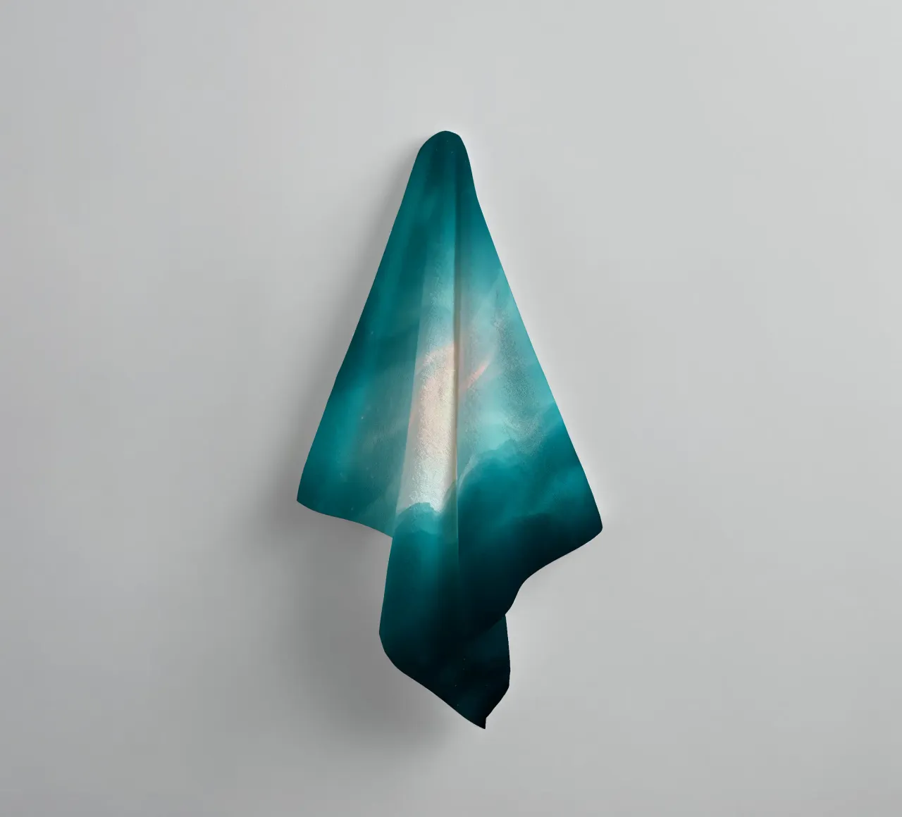 Le motif abstrait tourbillonnant aux couleurs douces crée une ambiance mystique. serviette de bain de DesignDoodle