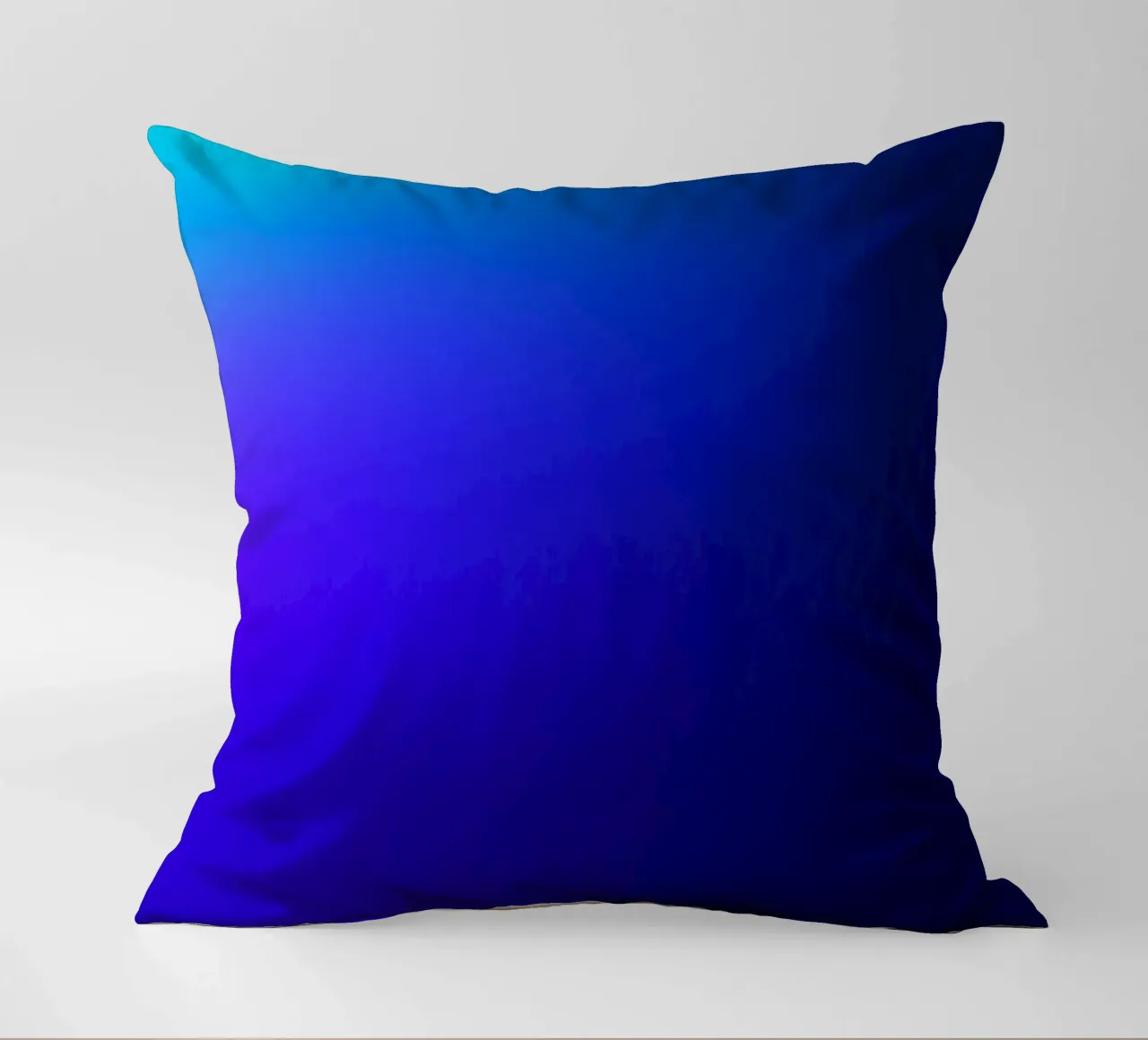 Bright abstract background with gradient shades of blue decorative cushion by DesignDoodle