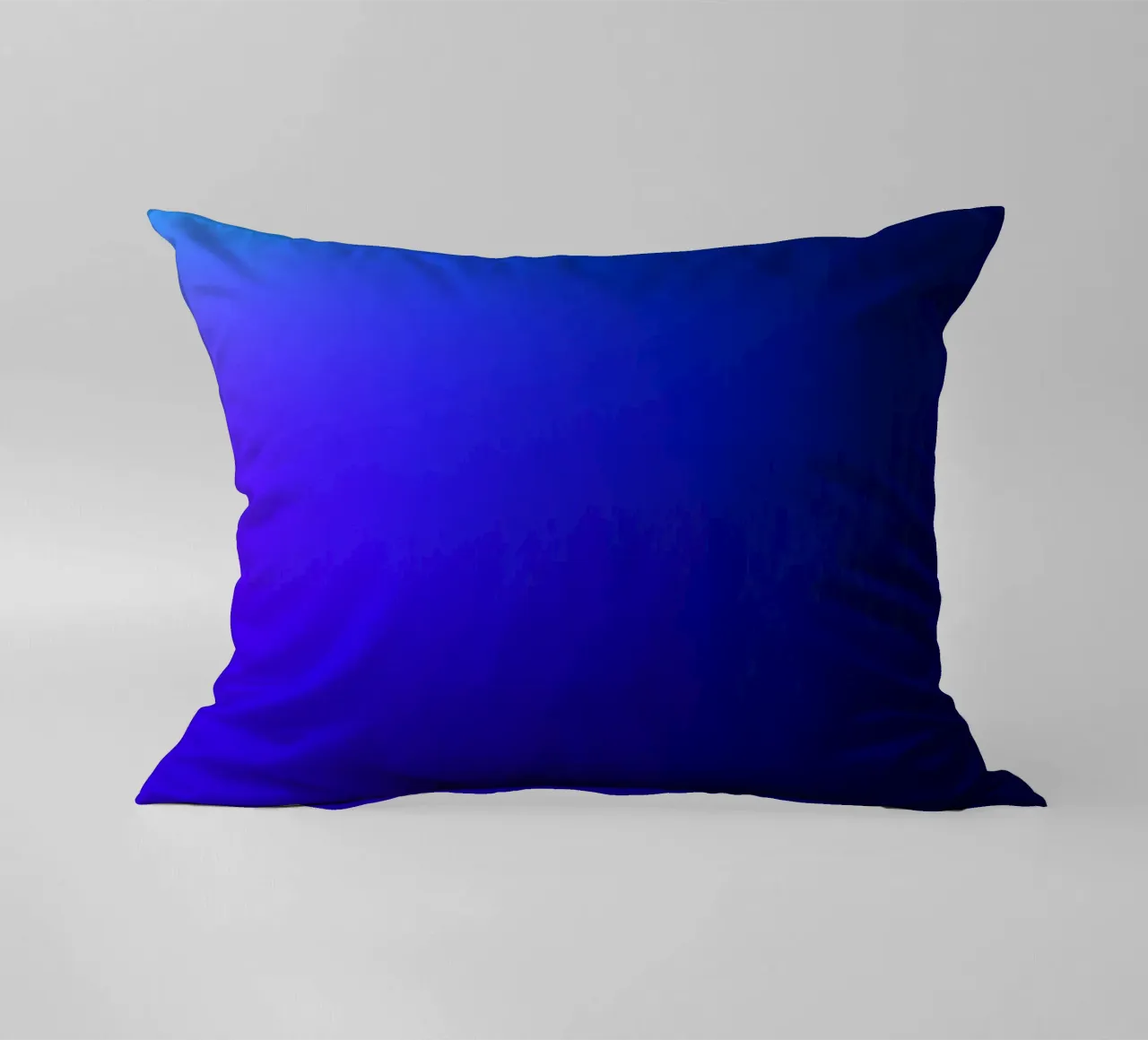 Bright abstract background with gradient shades of blue decorative cushion by DesignDoodle