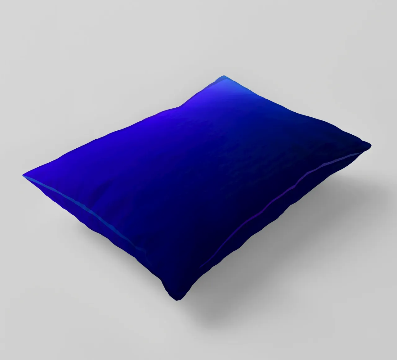 Bright abstract background with gradient shades of blue decorative cushion by DesignDoodle