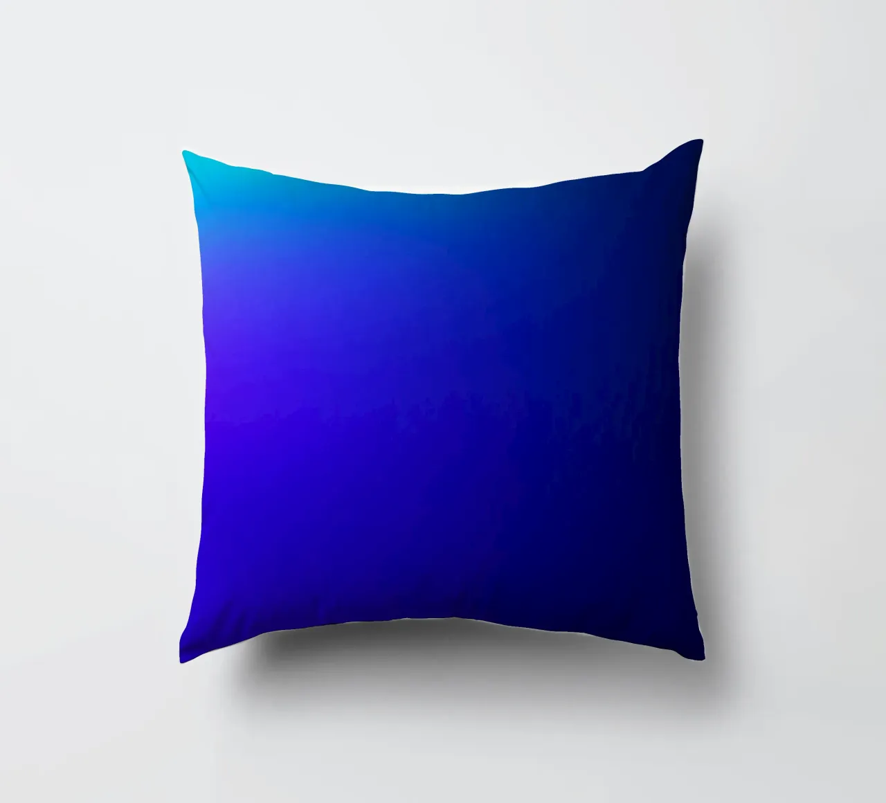 Bright abstract background with gradient shades of blue decorative cushion by DesignDoodle