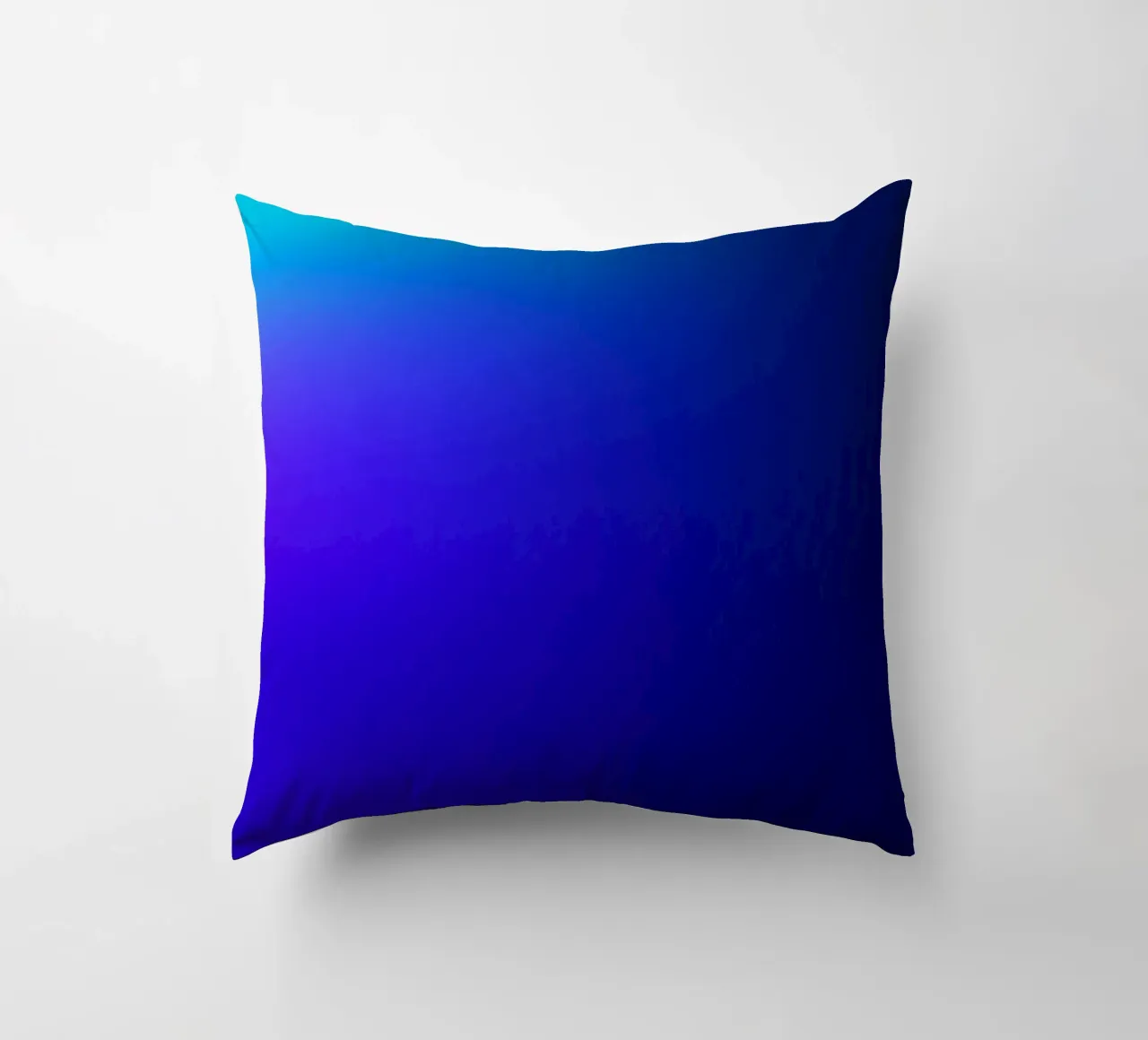Bright abstract background with gradient shades of blue decorative cushion by DesignDoodle