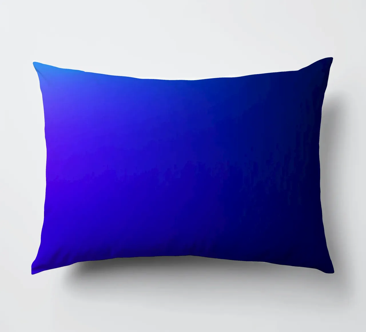 Bright abstract background with gradient shades of blue decorative cushion by DesignDoodle