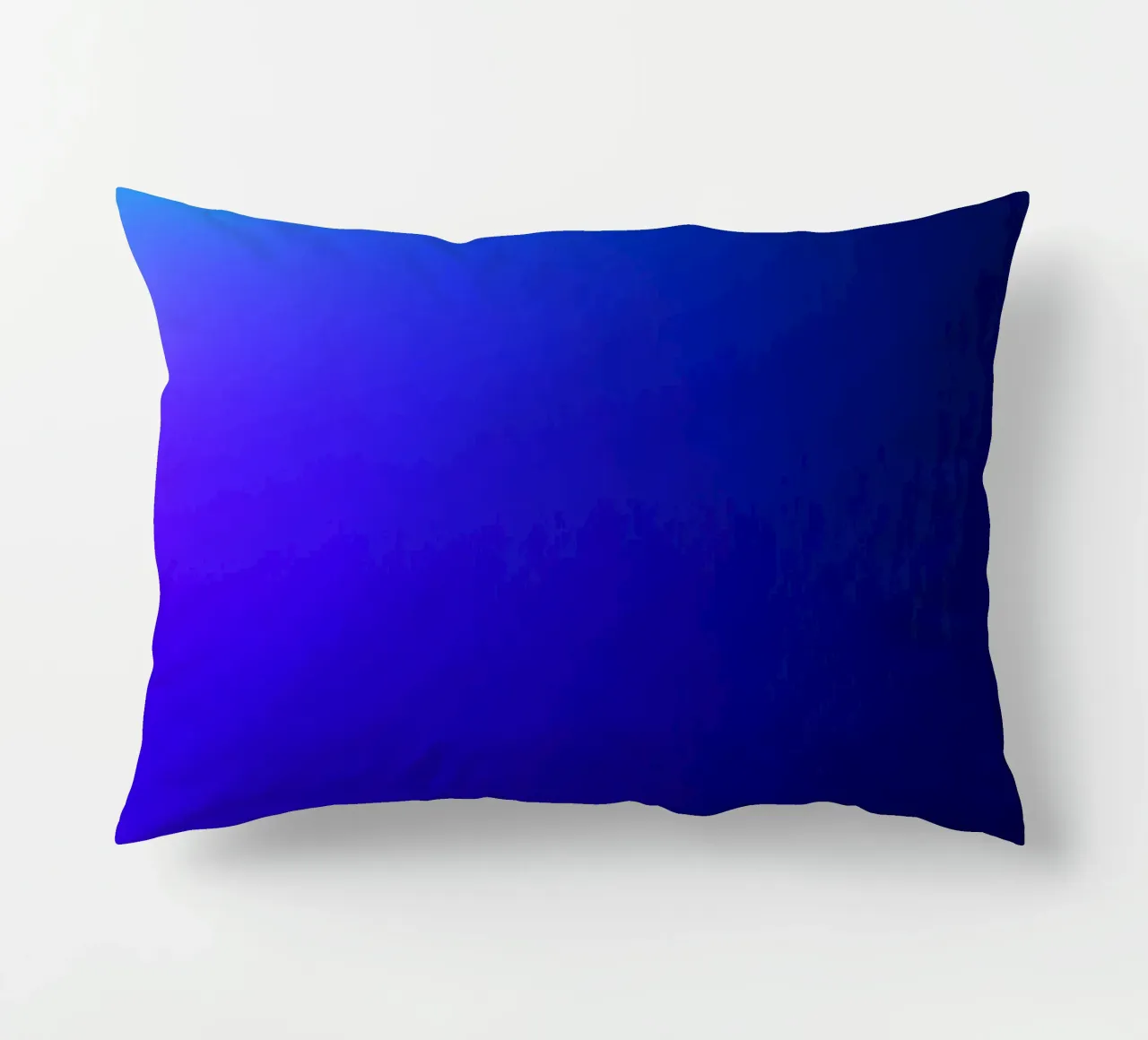 Bright abstract background with gradient shades of blue decorative cushion by DesignDoodle