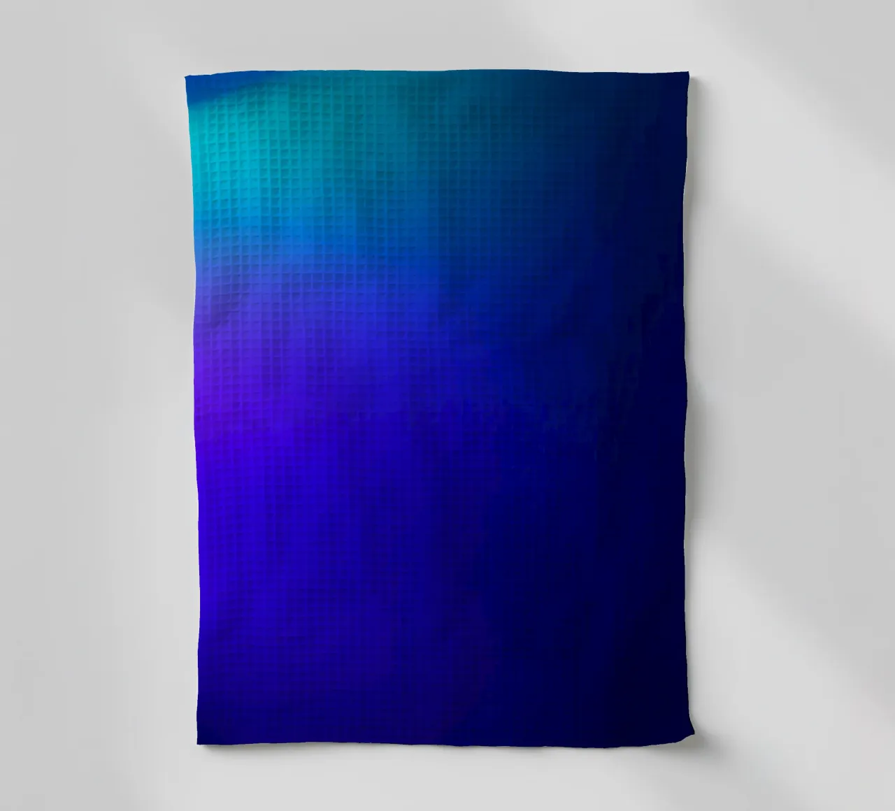 Bright abstract background with gradient shades of blue tea towel by DesignDoodle