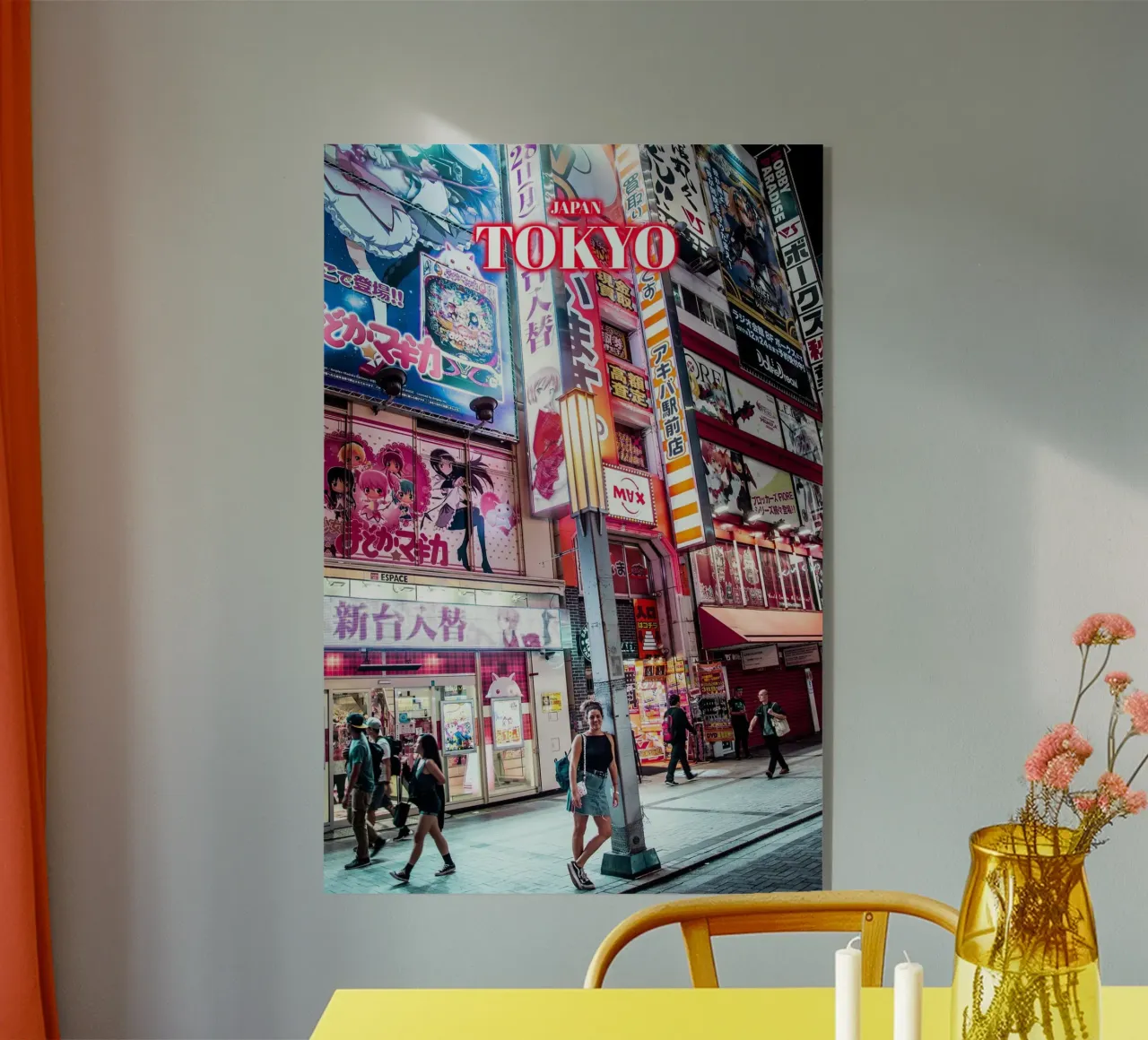Tokyo City At Night - Japan acrylic glass by surfer28
