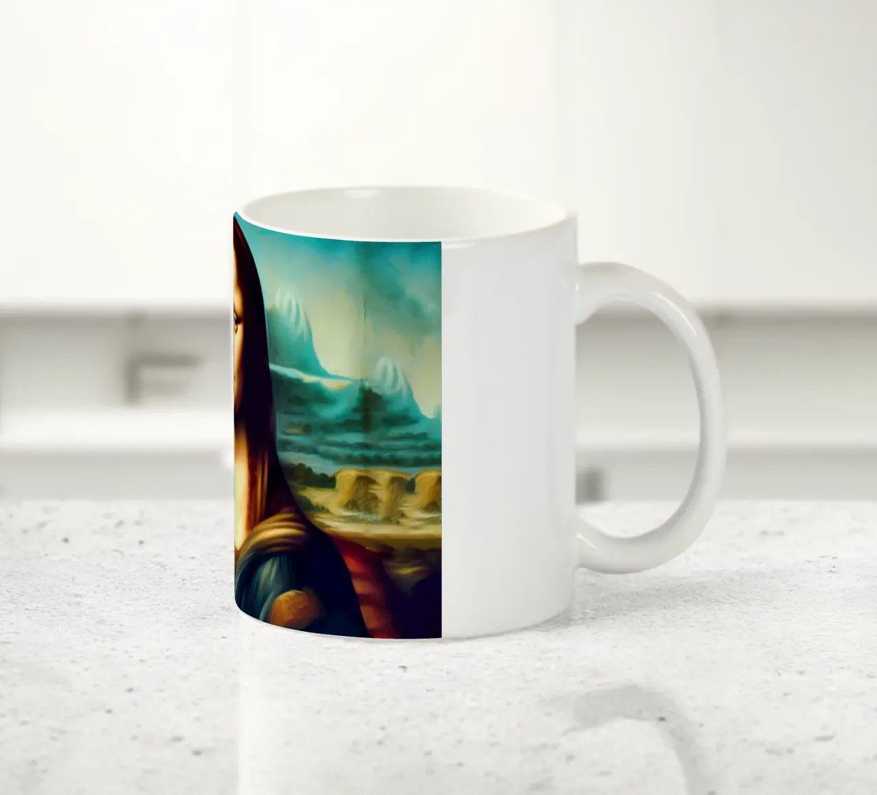 The Mona Lisa cigar tazza in ceramica da 🎁 ARTVI-SHOP