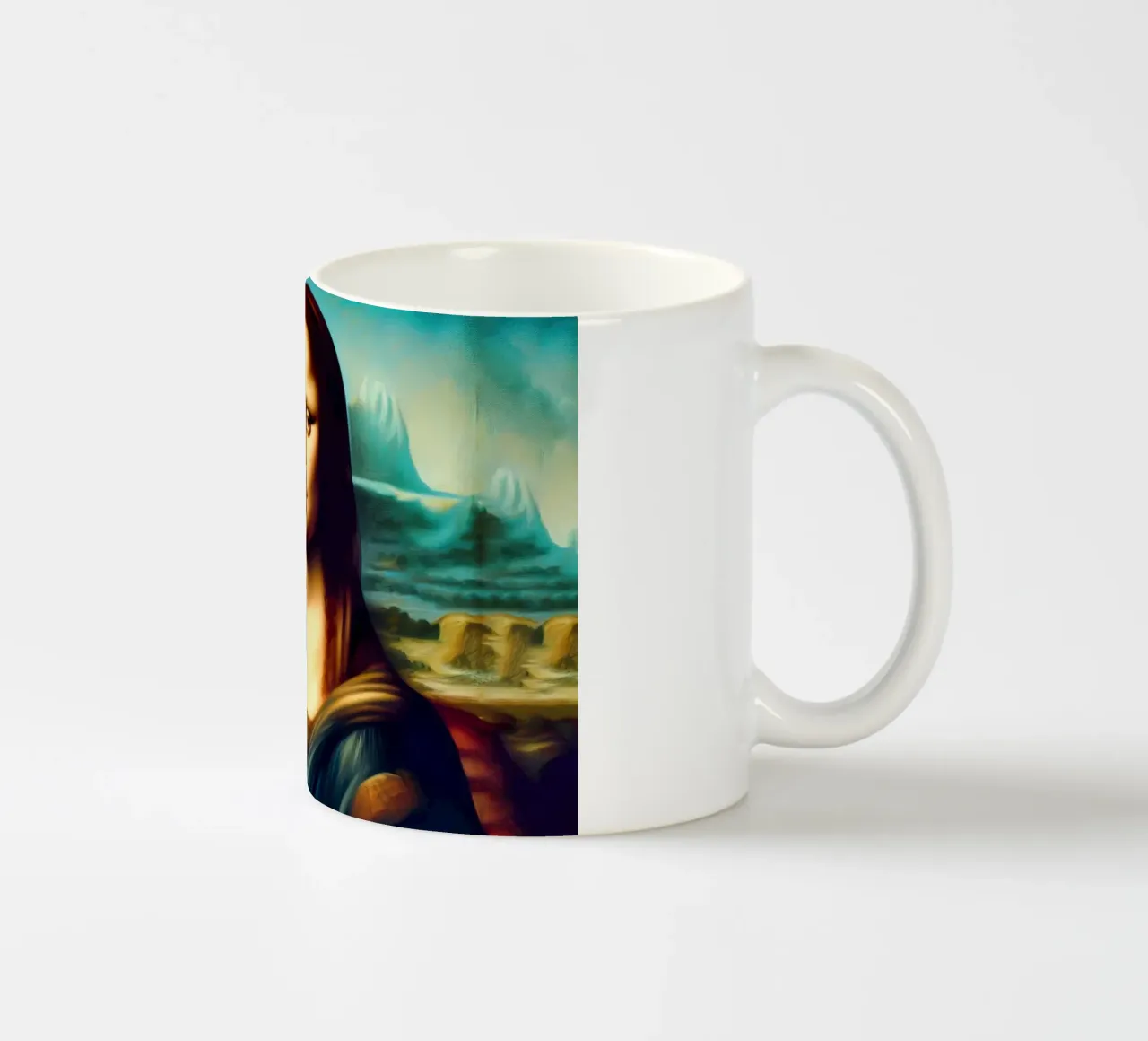 The Mona Lisa cigar tazza in ceramica da 🎁 ARTVI-SHOP
