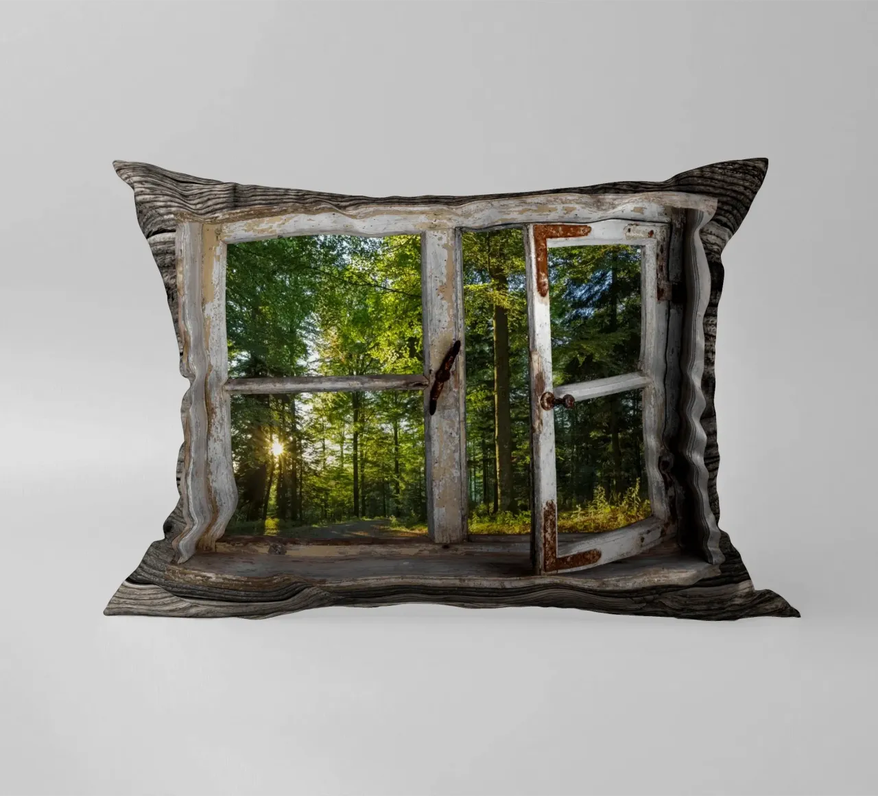 Fensterblick in den Wald cuscino da Juergen Wiesler