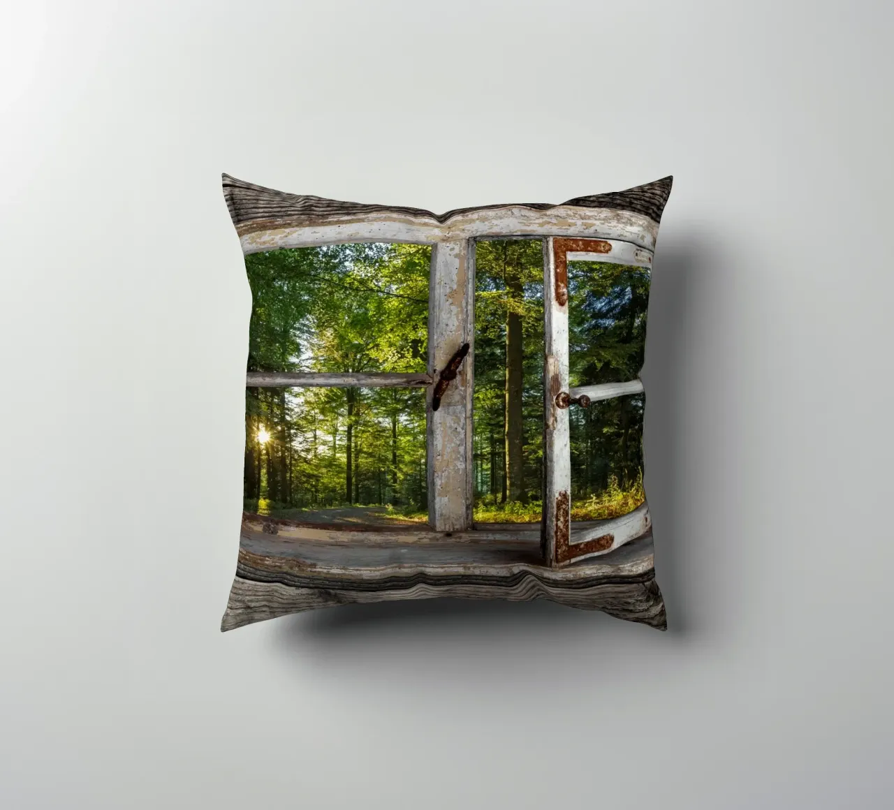 Fensterblick in den Wald cuscino da Juergen Wiesler