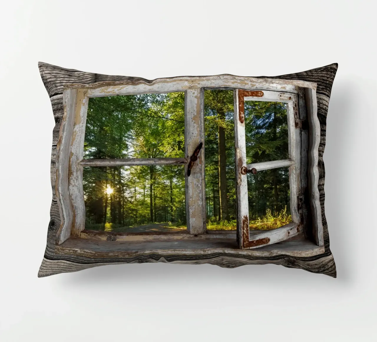 Fensterblick in den Wald cuscino da Juergen Wiesler
