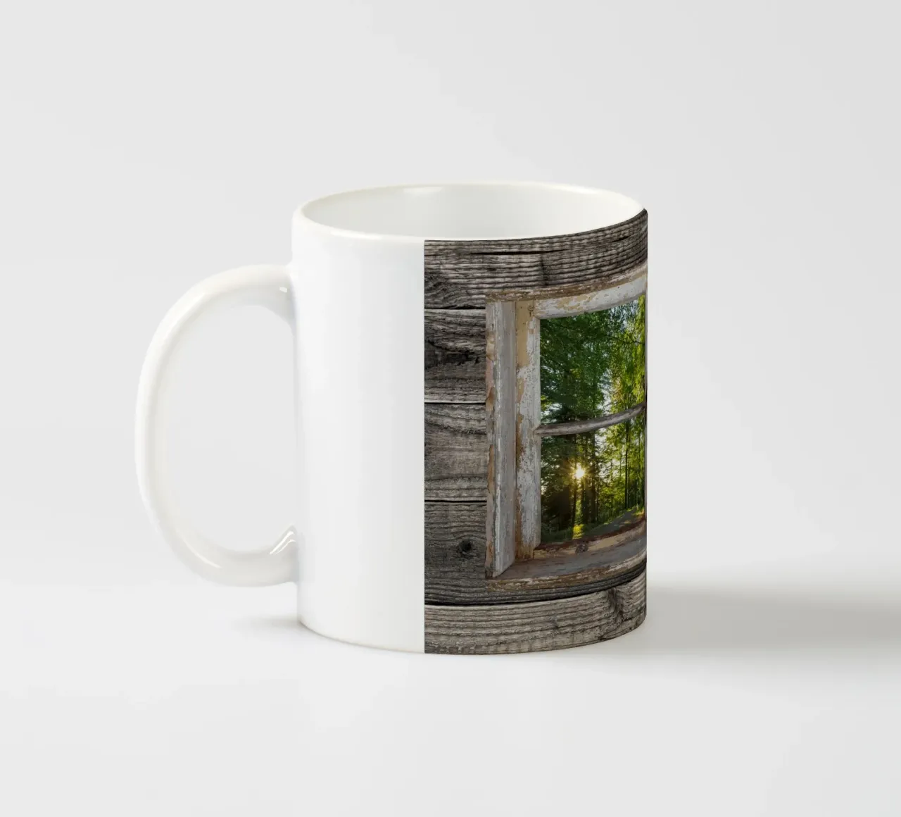 Fensterblick in den Wald tazza in ceramica da Juergen Wiesler