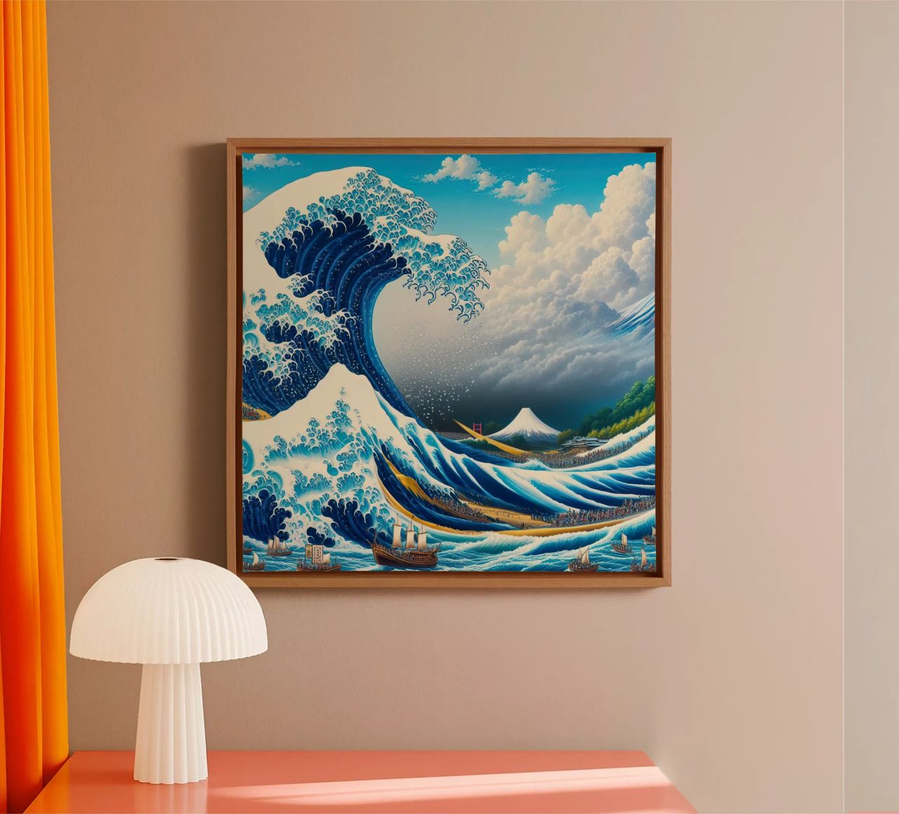 La grande vague toile de ARTVI-SHOP