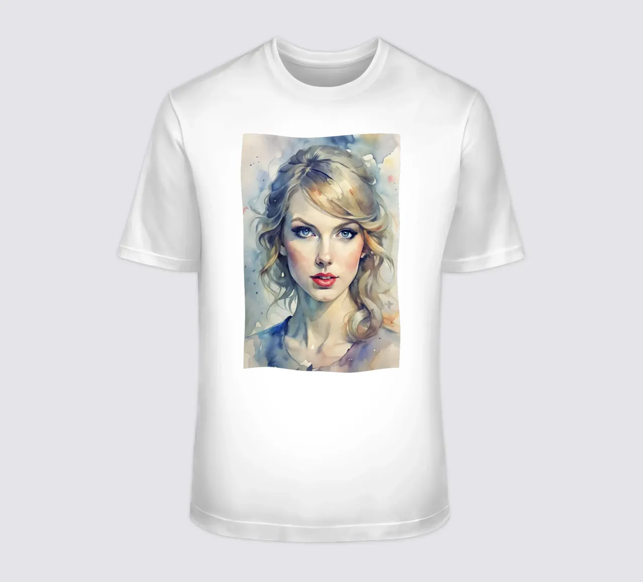 Taylor Swift in acquerello t-shirt da ARTVI-SHOP
