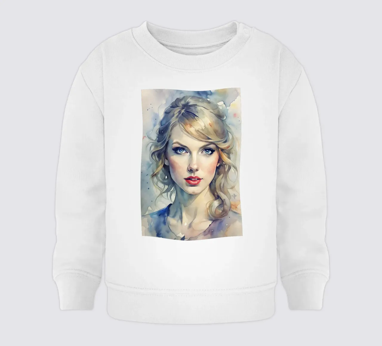 Taylor Swift in acquerello felpa neonato da 🎁 NOBELART