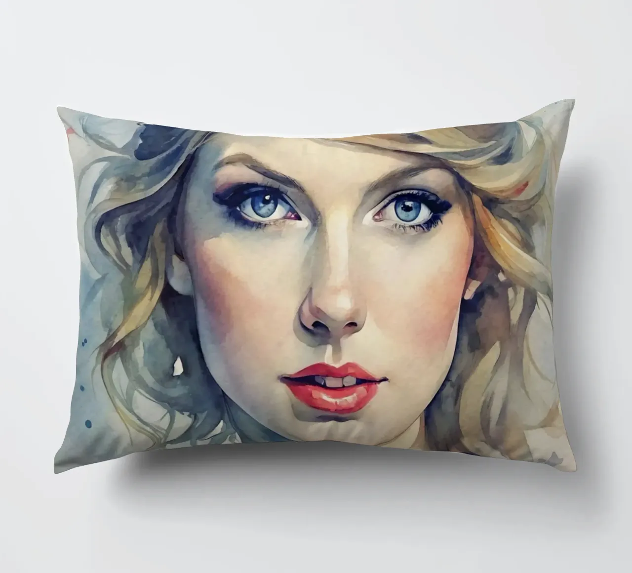 Taylor Swift in acquerello cuscino da ARTVI-SHOP