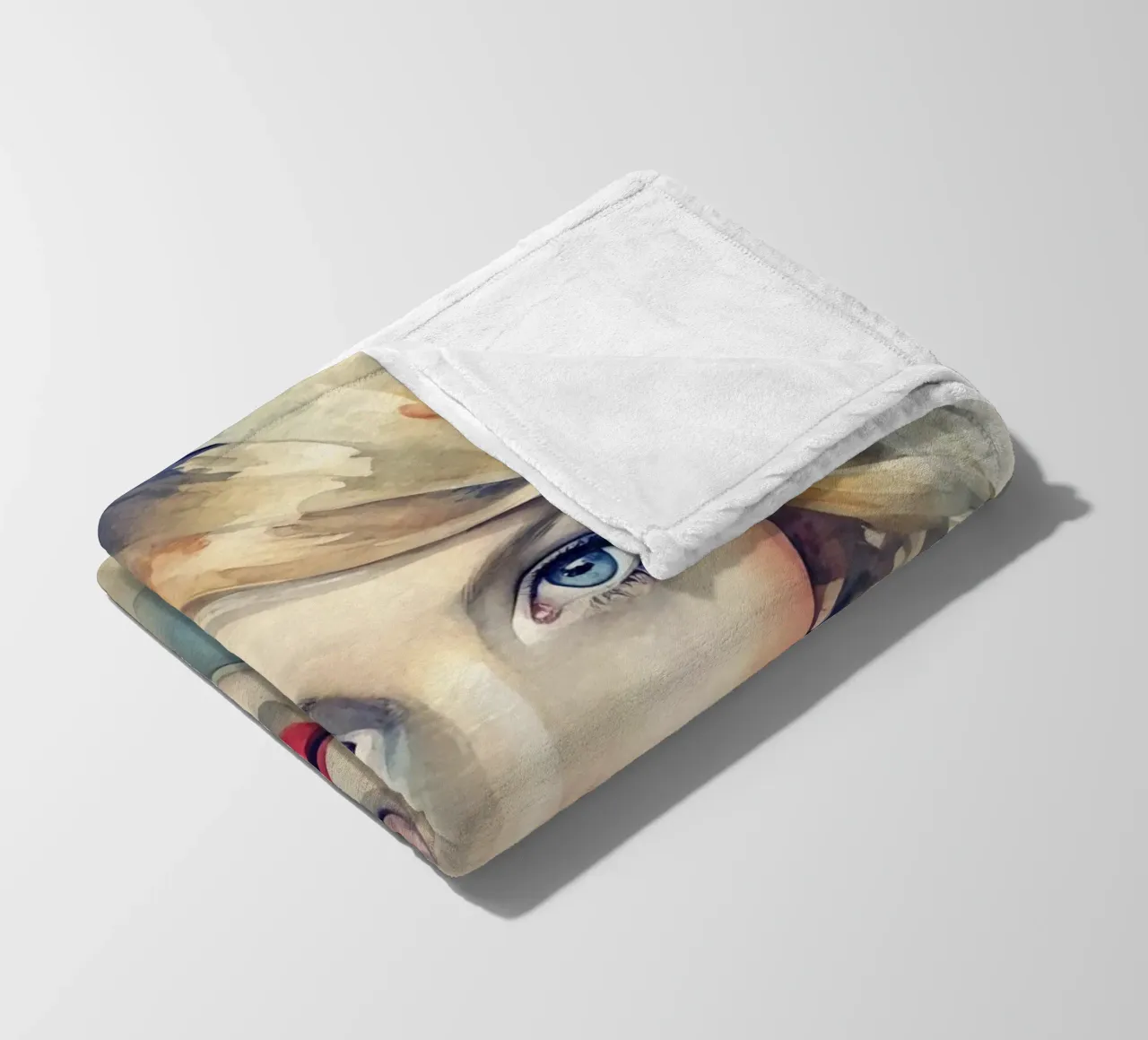 Taylor Swift in acquerello coperta in pile da ARTVI-SHOP