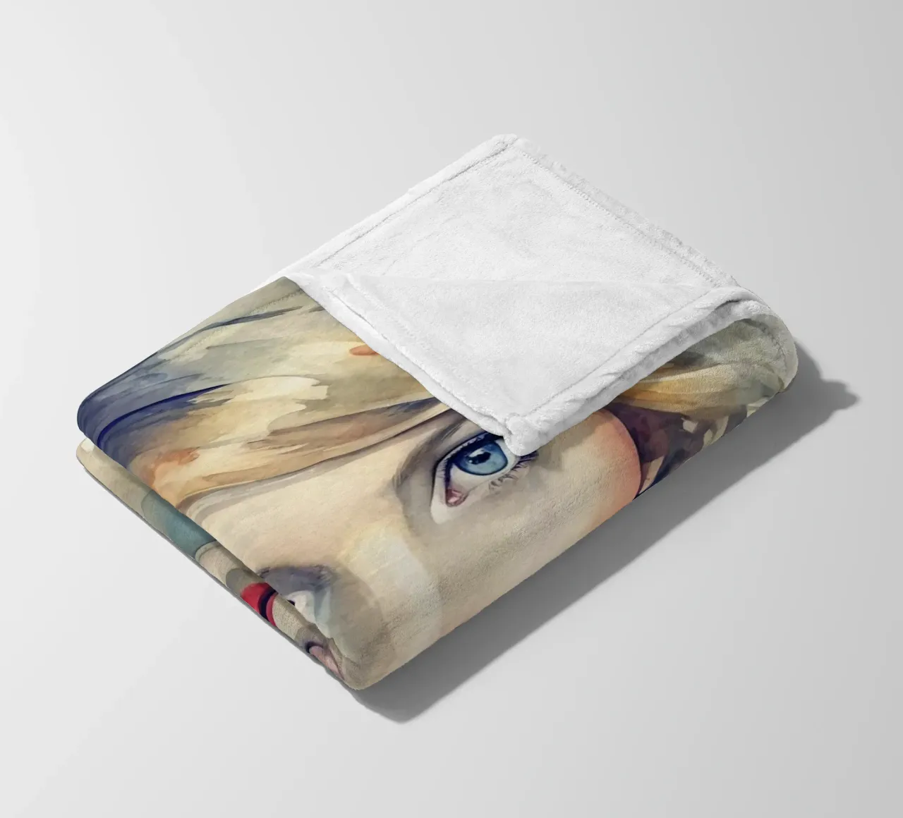 Taylor Swift in acquerello coperta in pile da ARTVI-SHOP