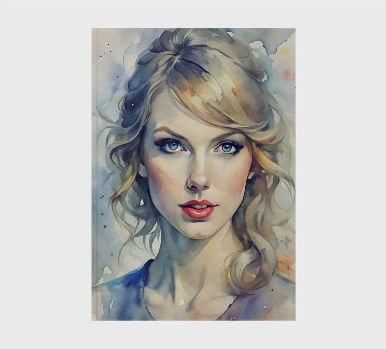 Taylor Swift in acquerello diario da ARTVI-SHOP