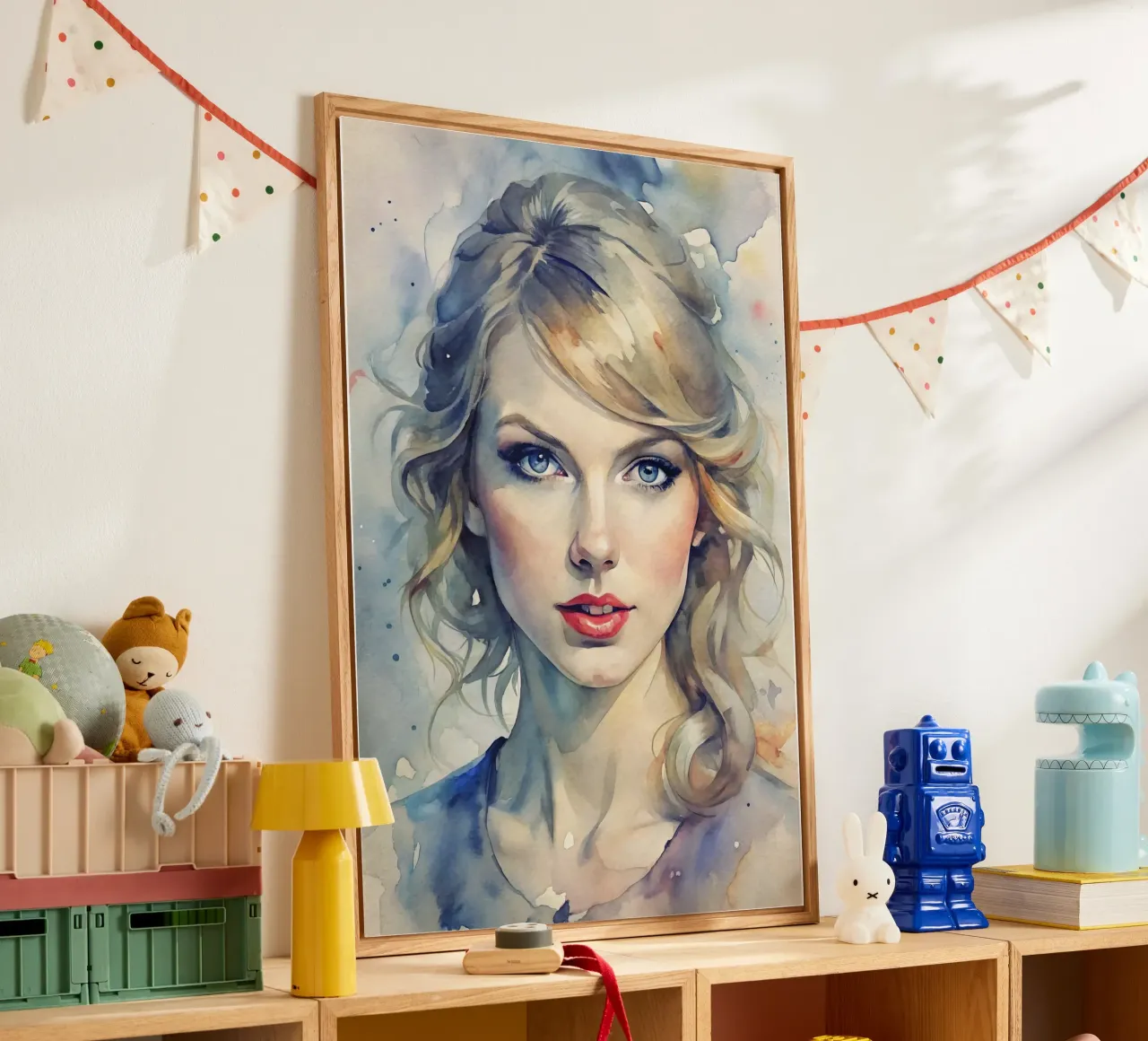 Taylor Swift in acquerello plexiglass da 🎁 NOBELART