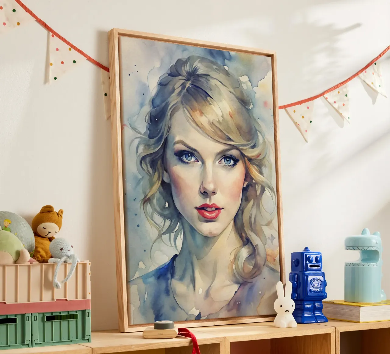 Taylor Swift in acquerello tela da ARTVI-SHOP