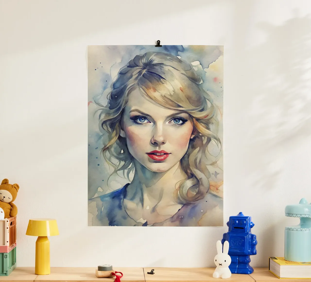 Taylor Swift in acquerello poster da ARTVI-SHOP
