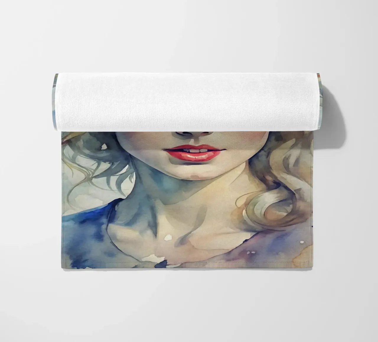 Taylor Swift in acquerello telo mare da 🎁 NOBELART