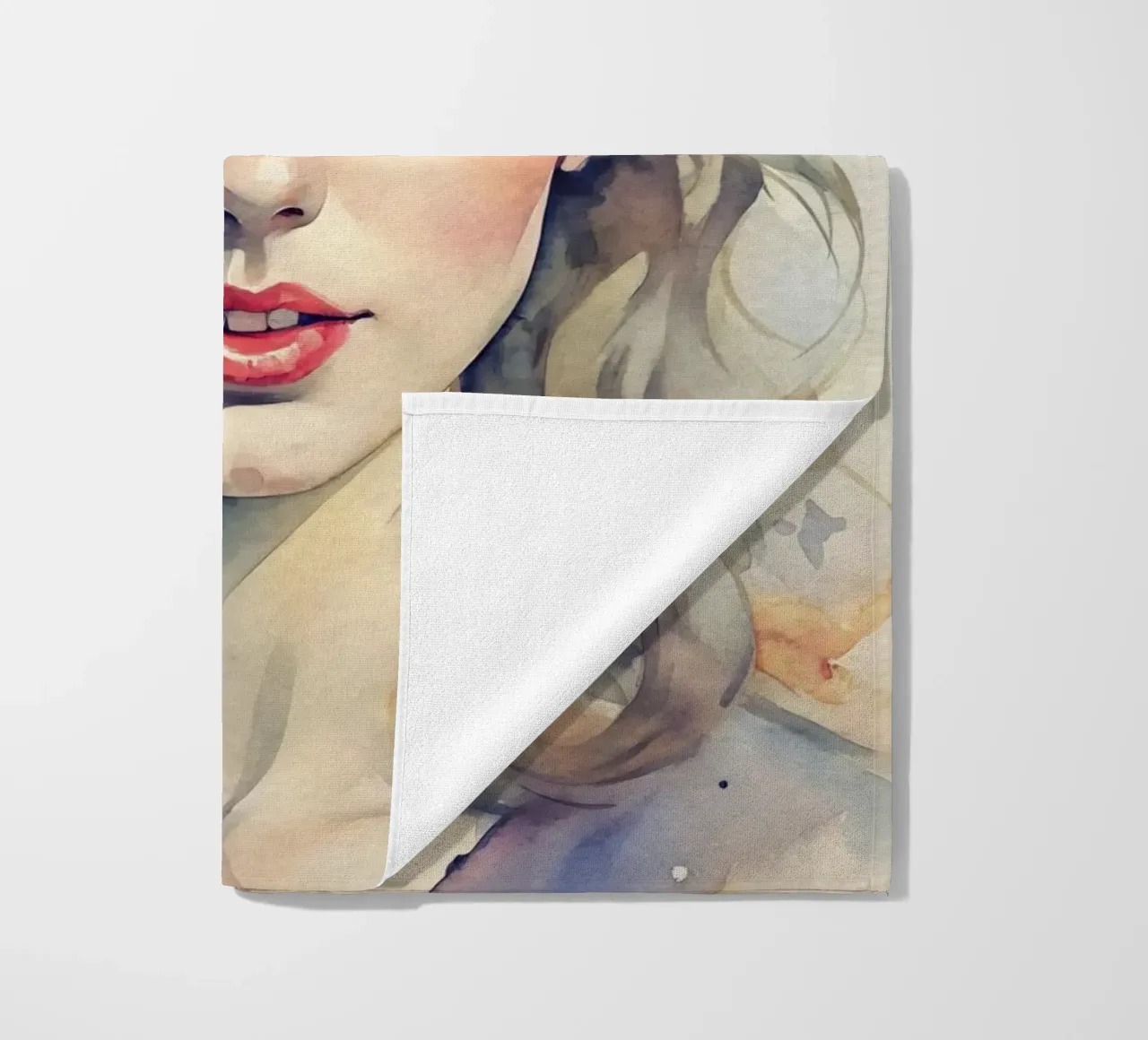 Taylor Swift in acquerello telo mare da 🎁 NOBELART