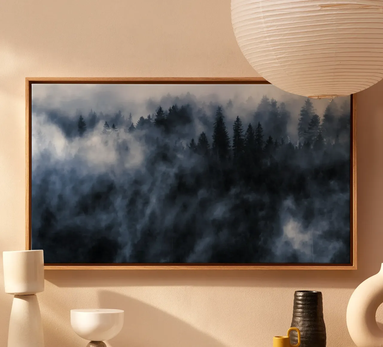 Cloud forest canvas by Juergen Wiesler