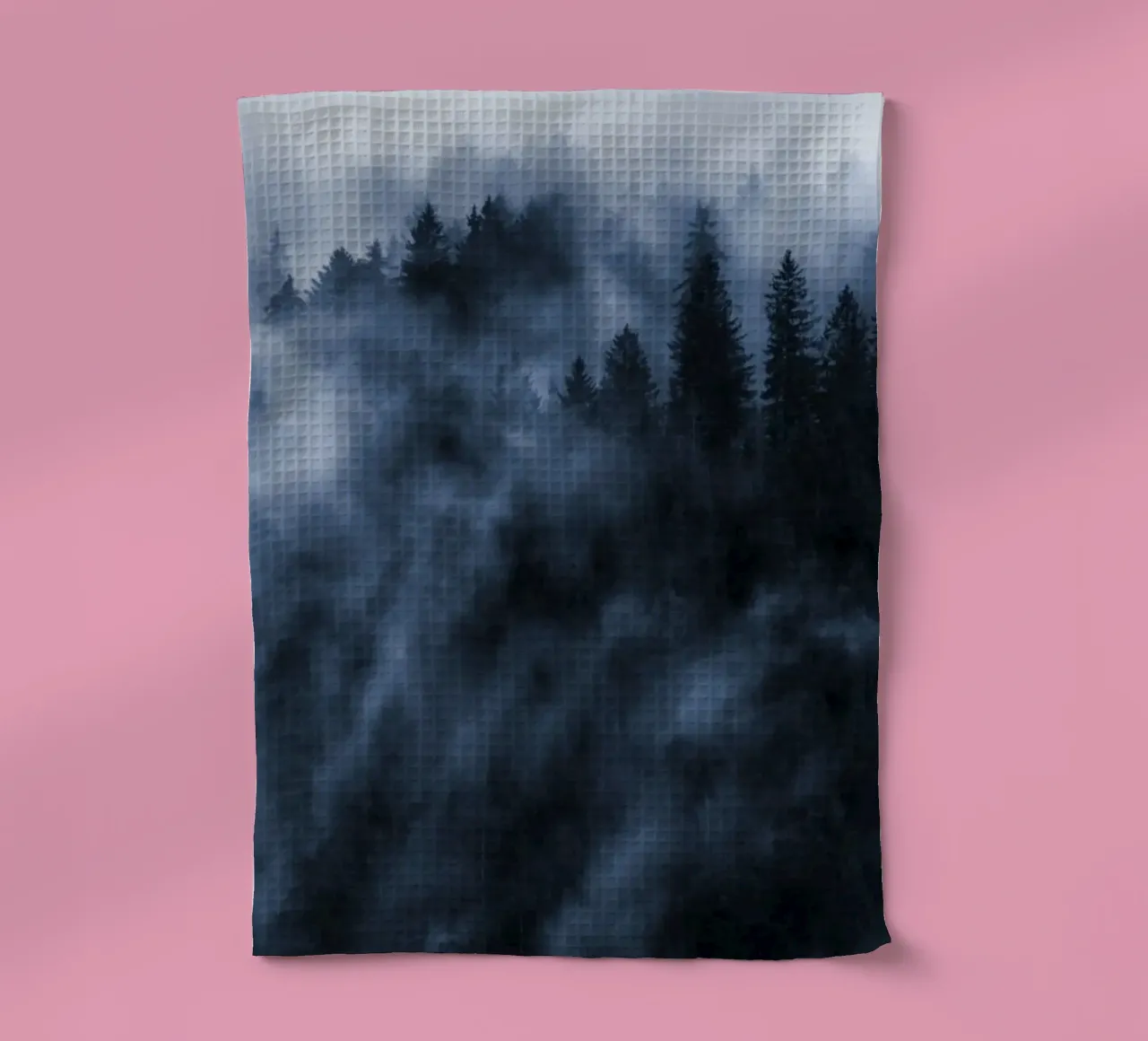 Forêt nuageuse torchon de Juergen Wiesler