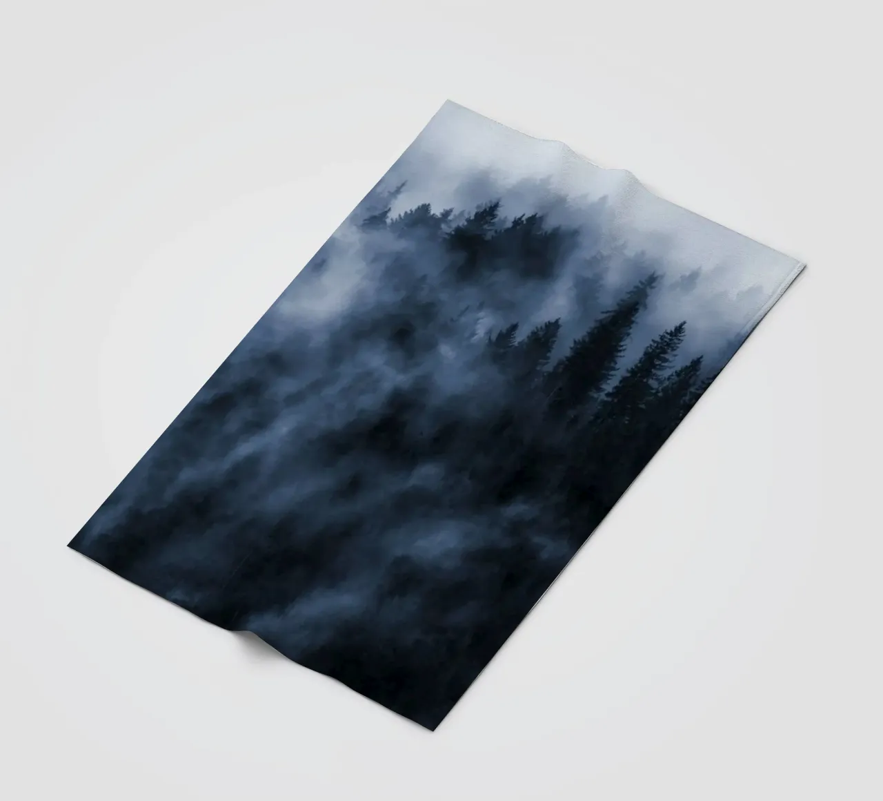 Cloud forest Fleecedecke von Juergen Wiesler