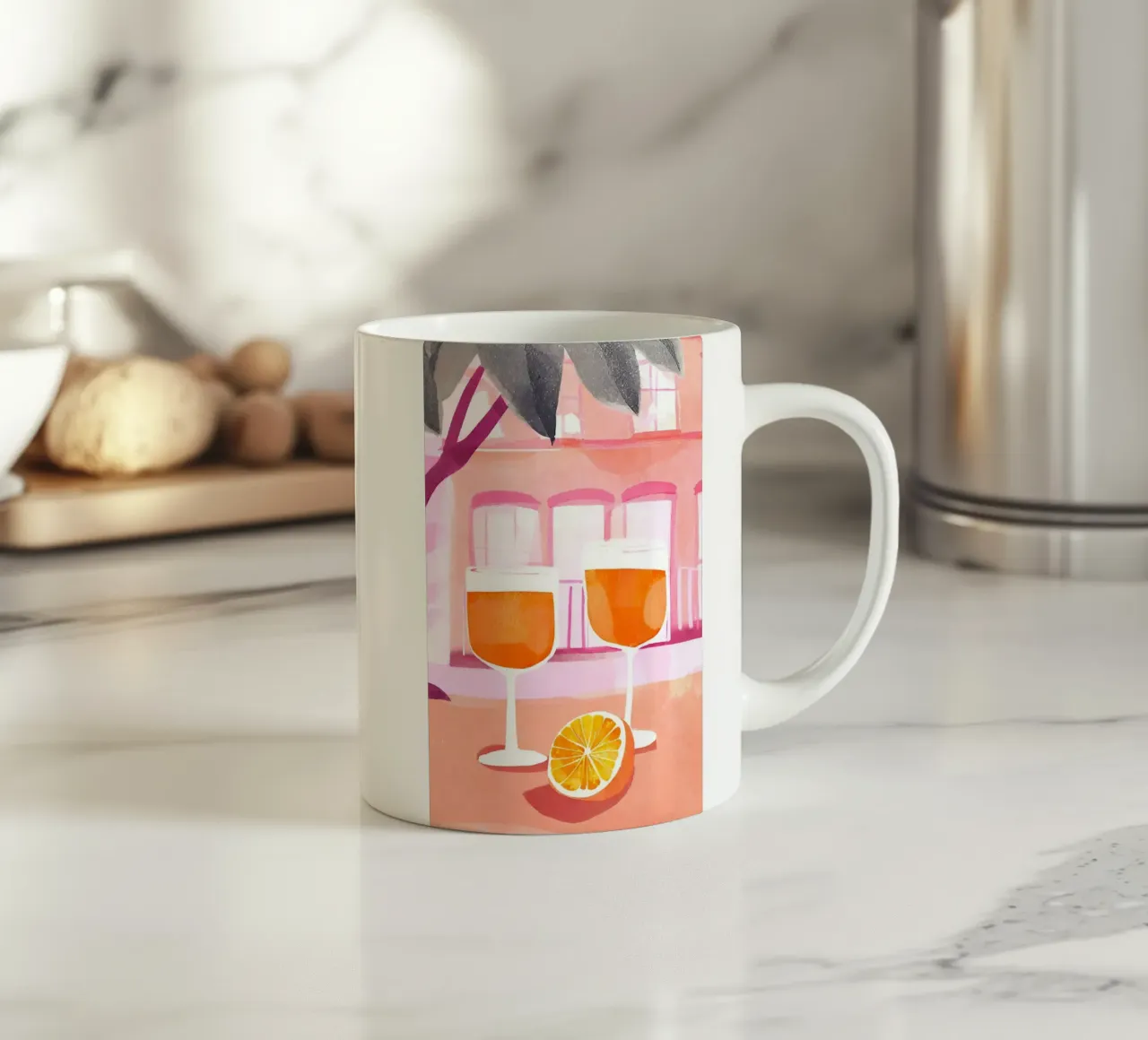 Sunny sundowner tazza in ceramica da Ohkimiko