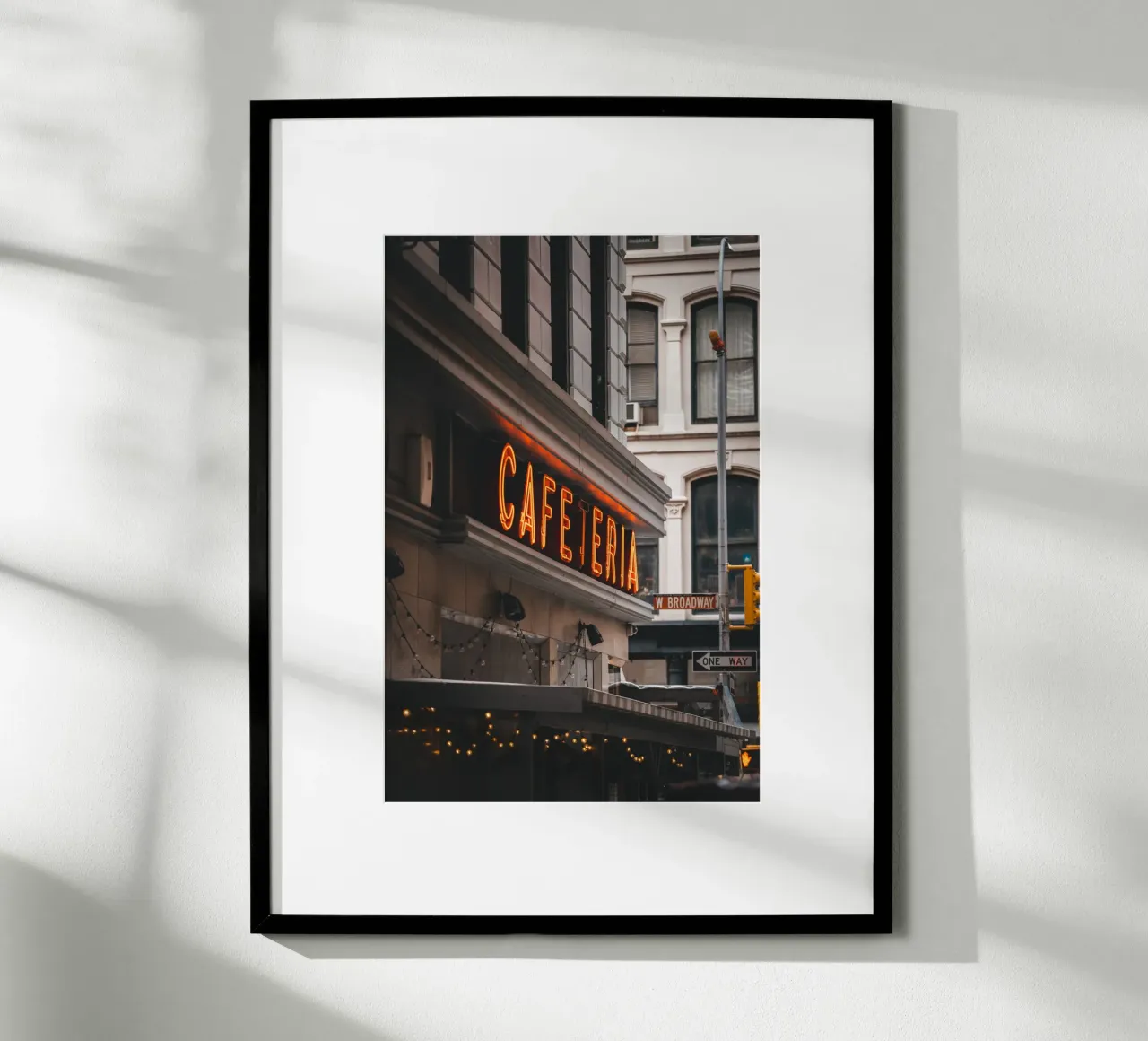Caffetteria in stile newyorkese poster da fokusfernweh