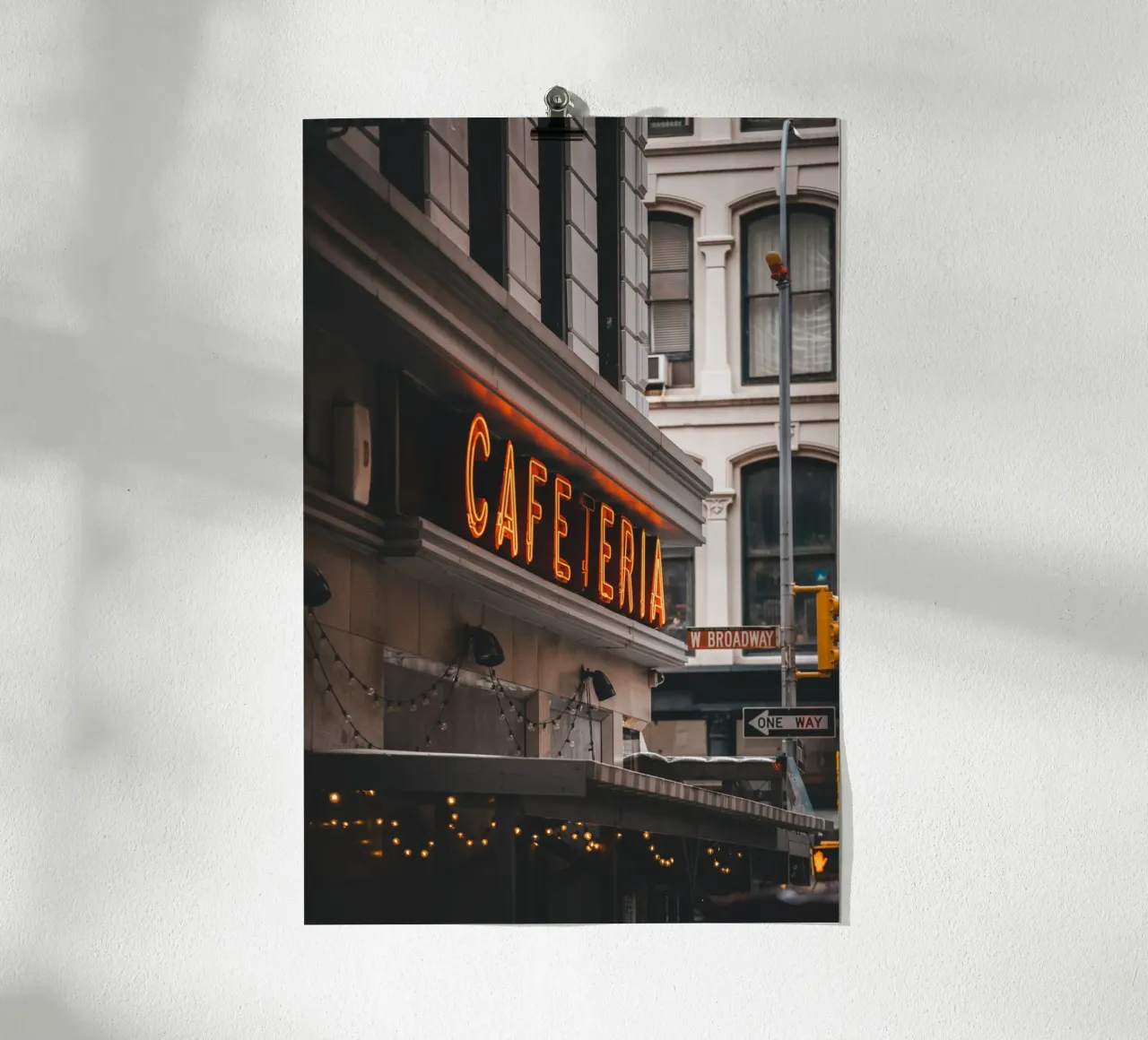 Caffetteria in stile newyorkese poster da fokusfernweh