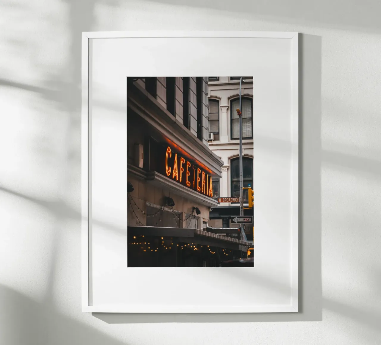 Caffetteria in stile newyorkese poster da fokusfernweh
