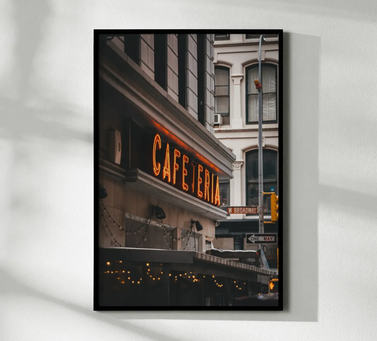 Caffetteria in stile newyorkese poster da fokusfernweh
