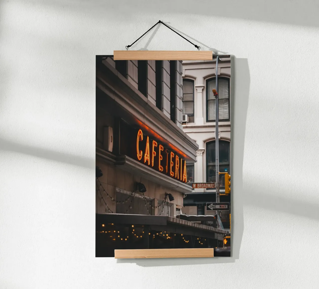 Caffetteria in stile newyorkese poster da fokusfernweh
