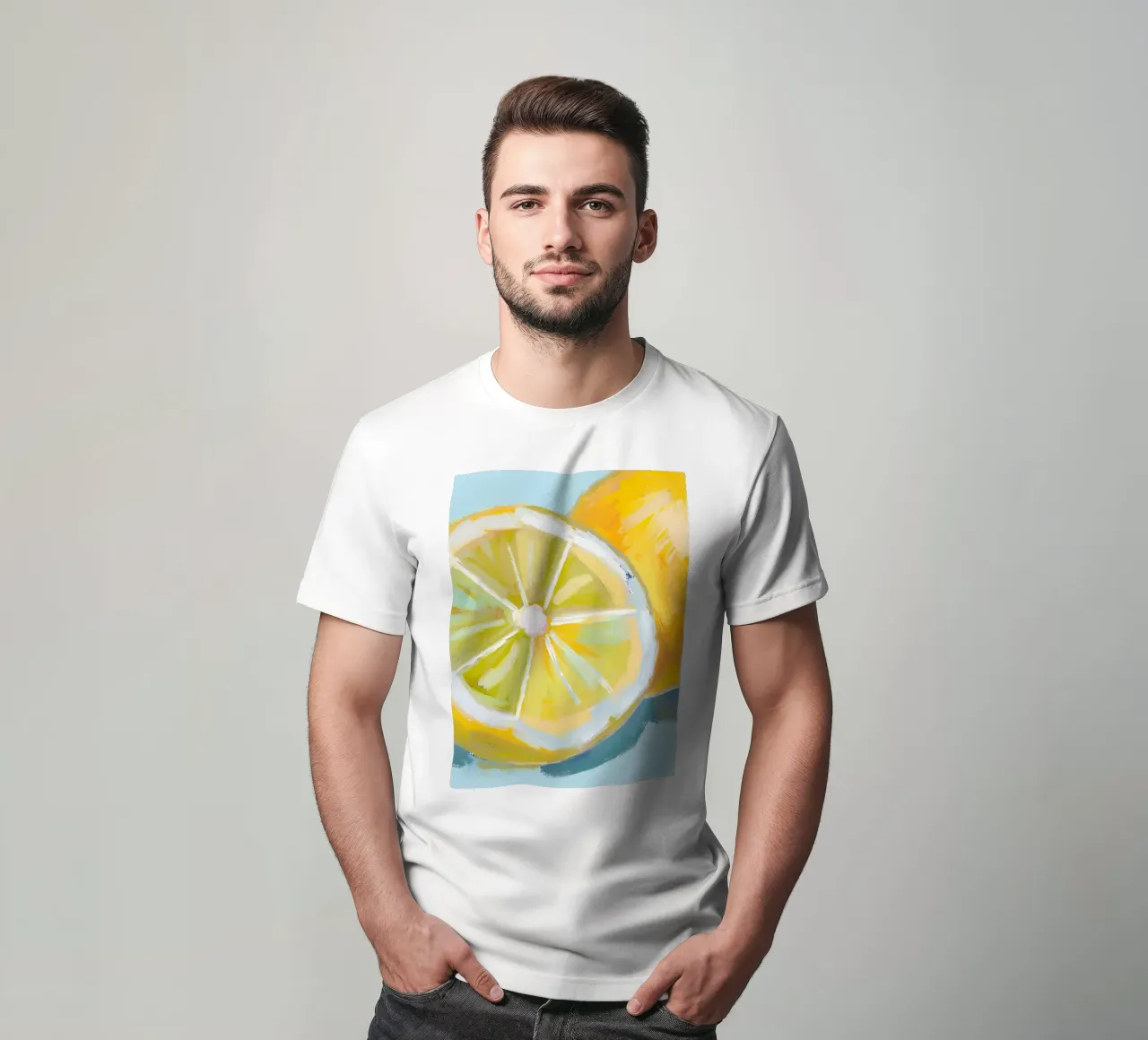 Zitrone T-Shirt von Ohkimiko