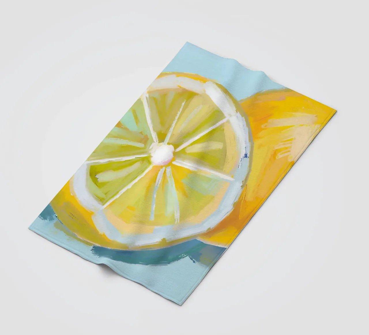 Zitrone Fleecedecke von Ohkimiko