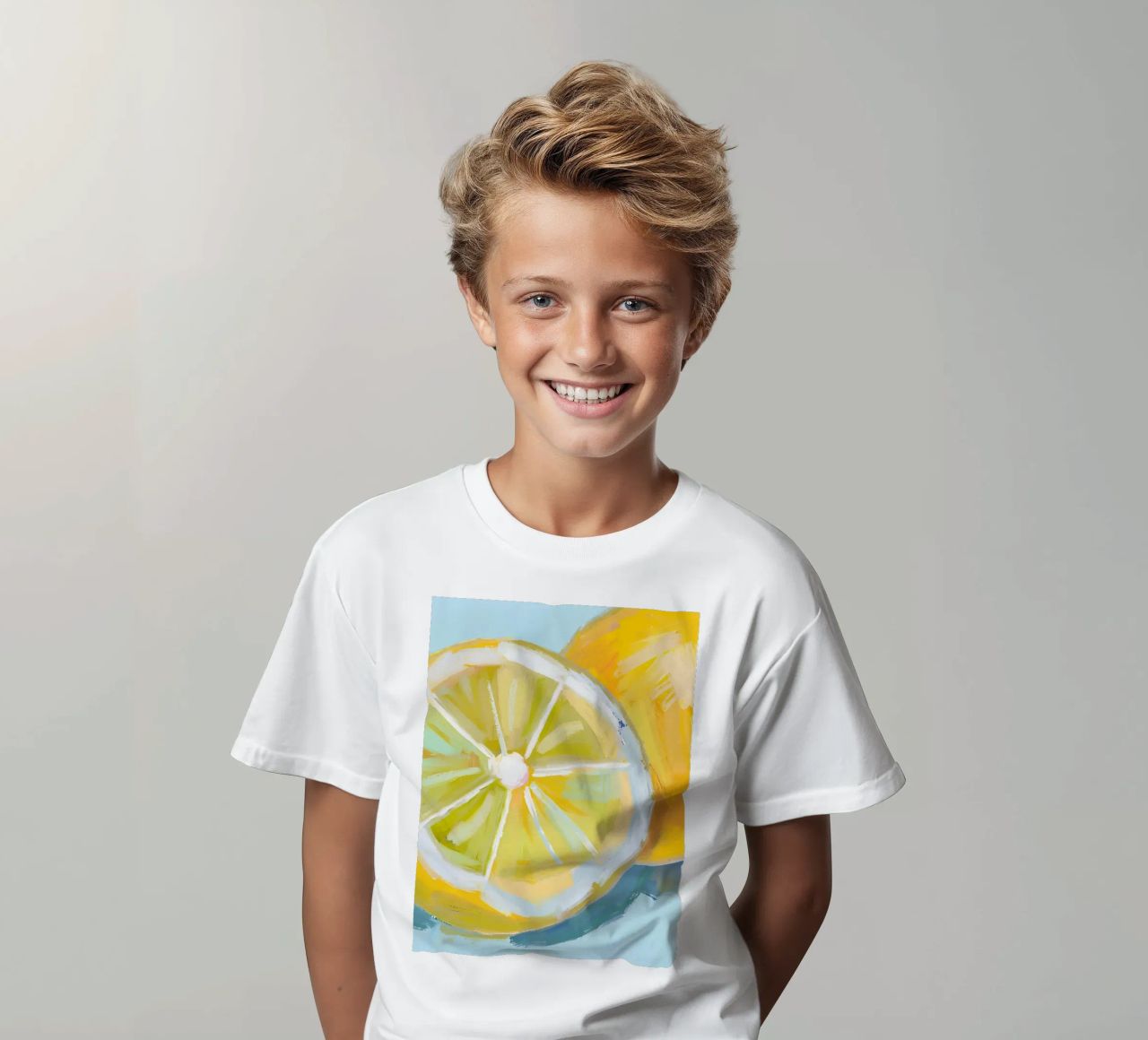 Zitrone t-shirt bambini da Ohkimiko