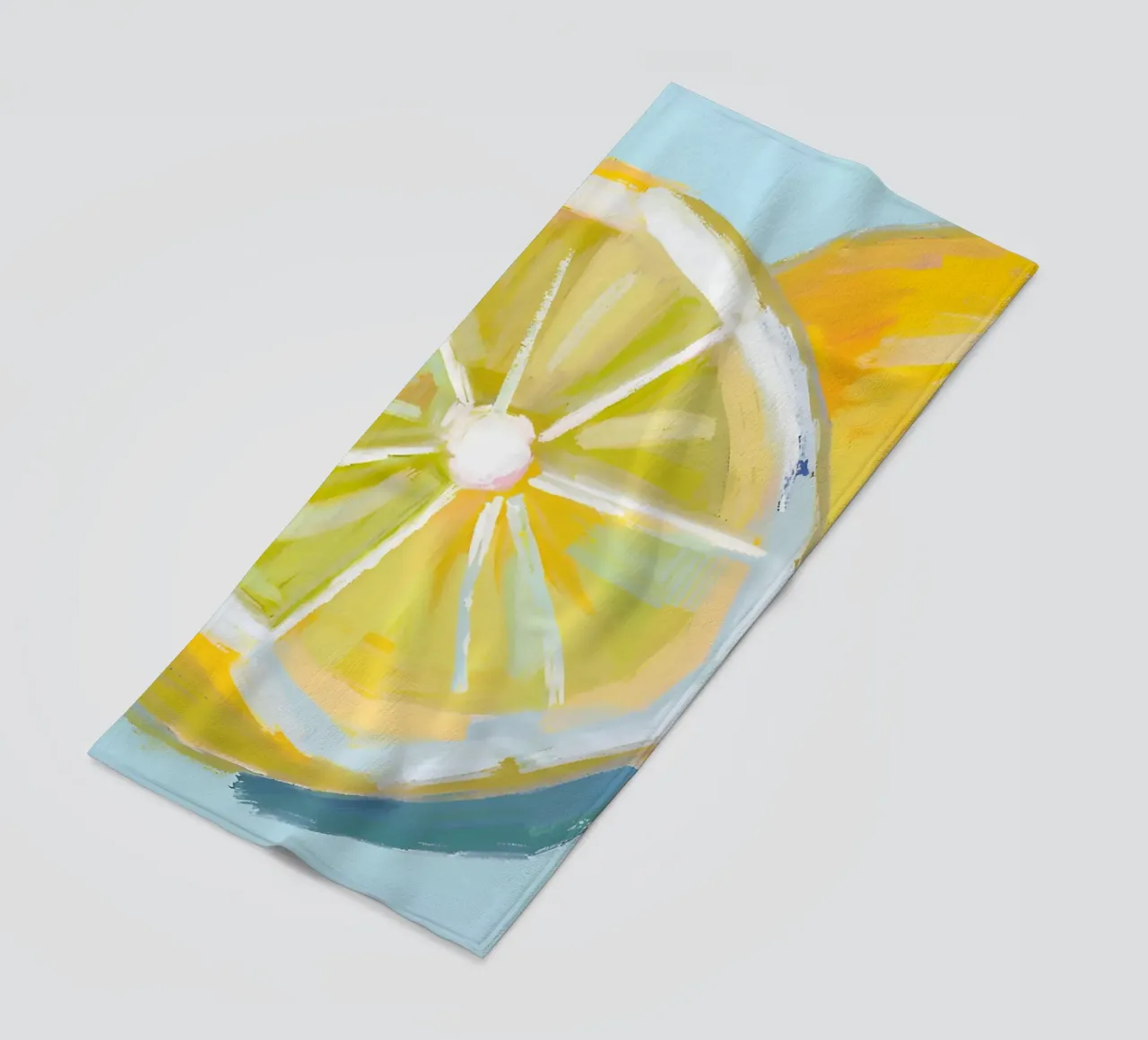 Zitrone strandhanddoek van Ohkimiko