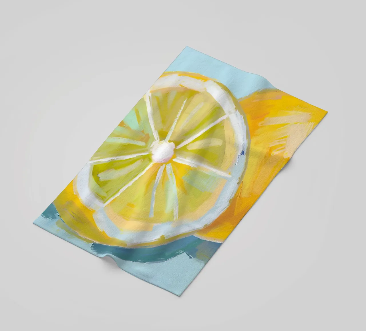 Zitrone strandhanddoek van Ohkimiko