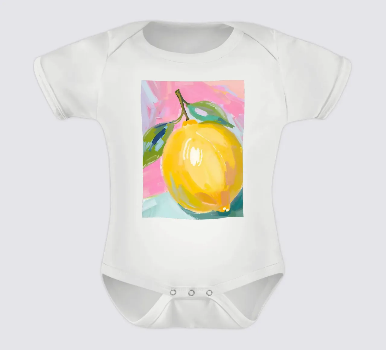 Zitrone body neonato maniche corte da Ohkimiko