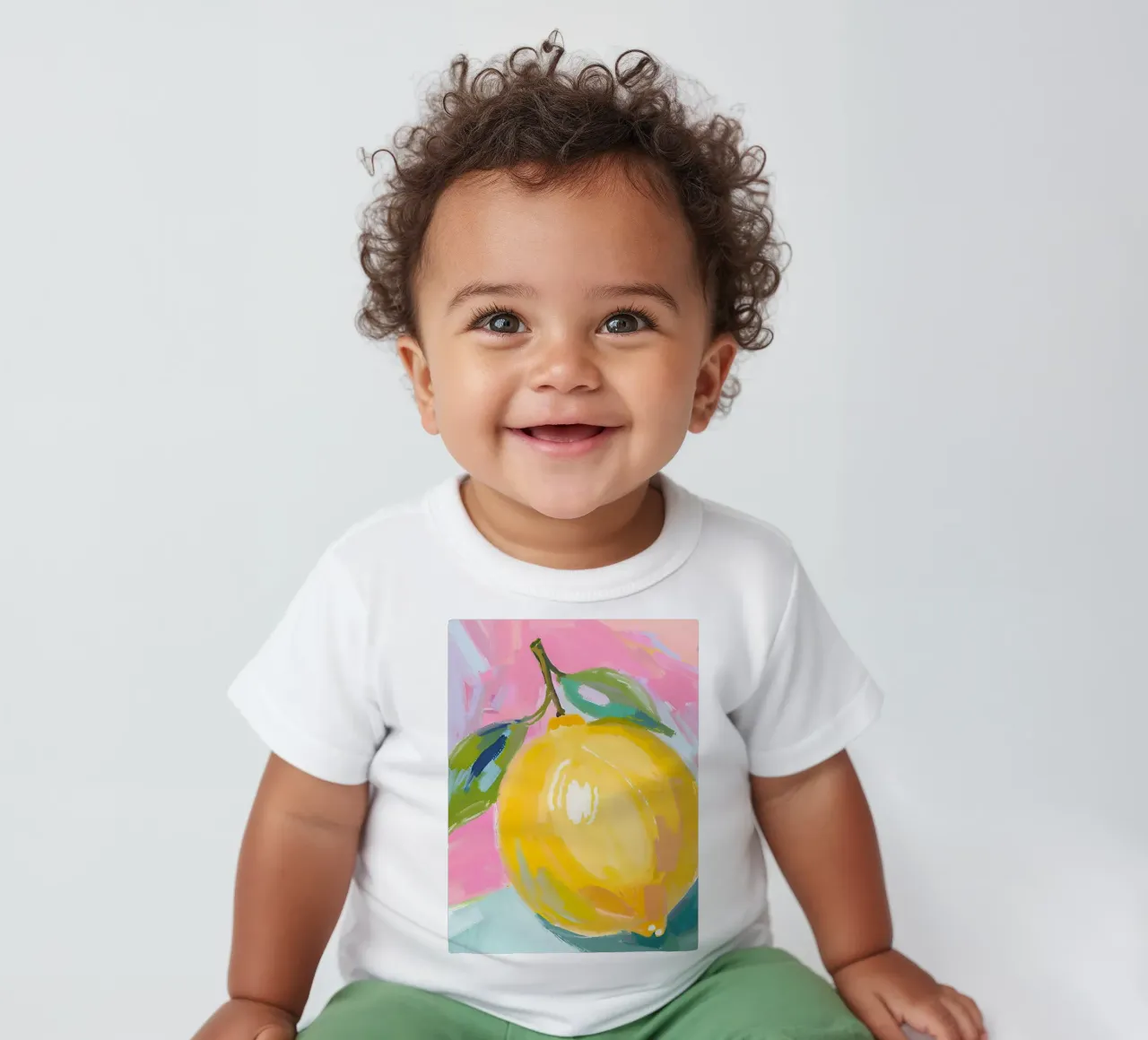 Zitrone camiseta de bebé de Ohkimiko