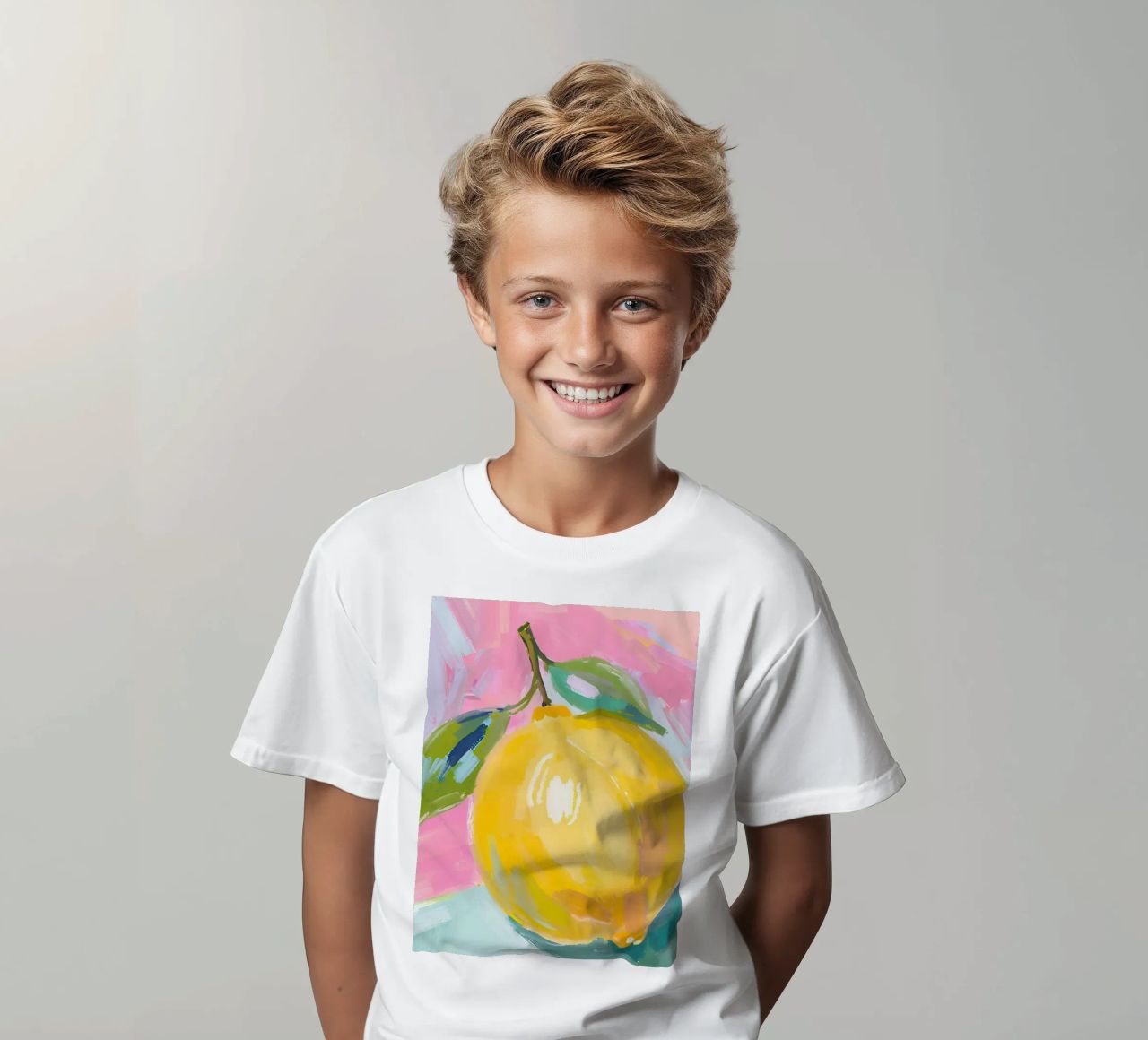 Zitrone t-shirt bambini da Ohkimiko
