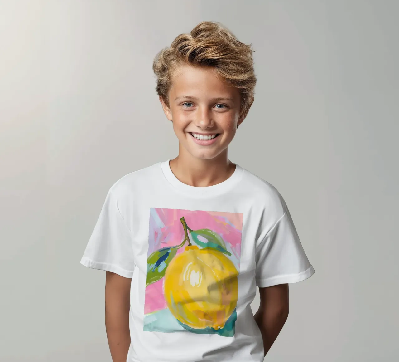 Zitrone t-shirt bambini da Ohkimiko