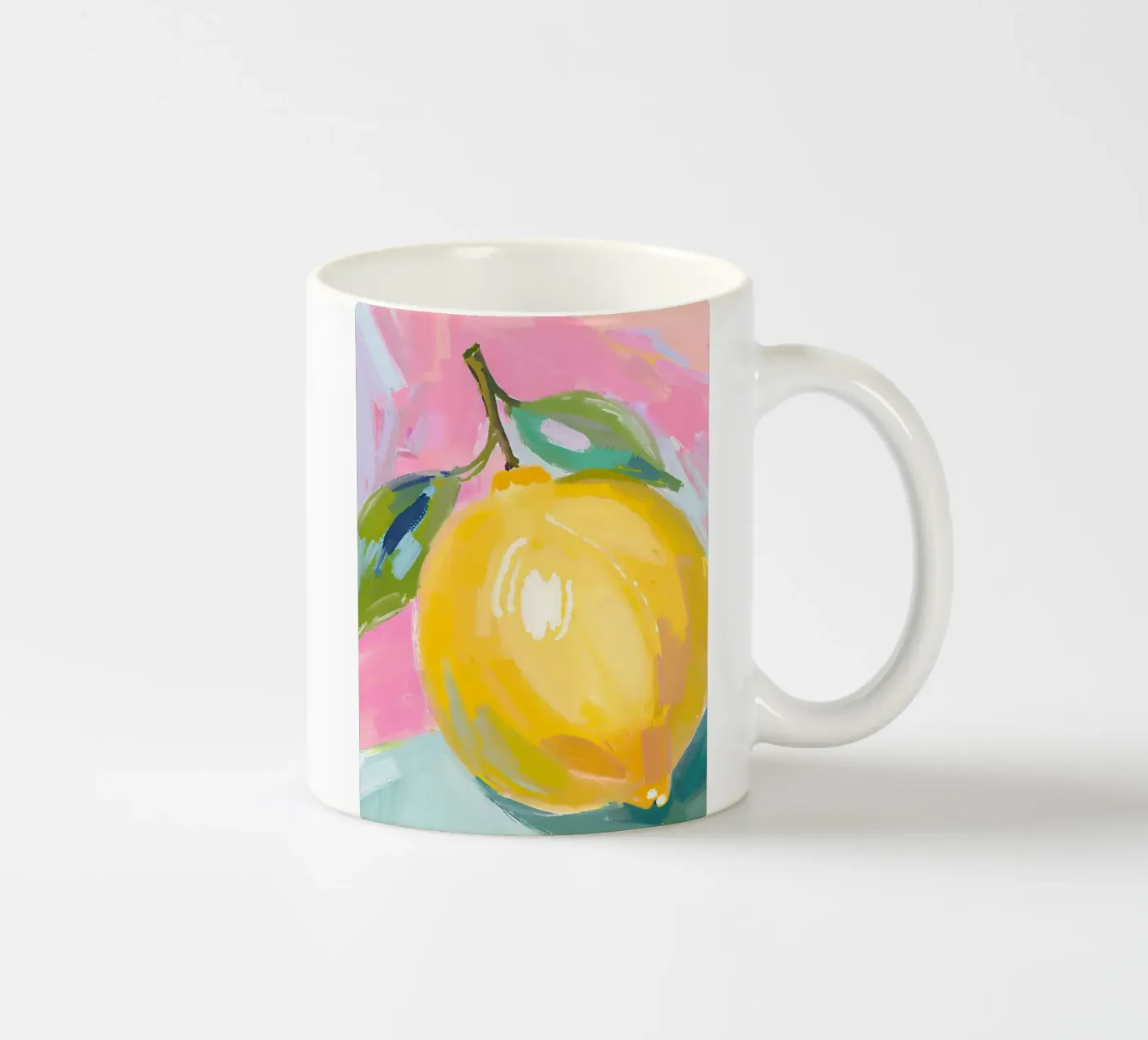 Zitrone ceramic mug by Ohkimiko