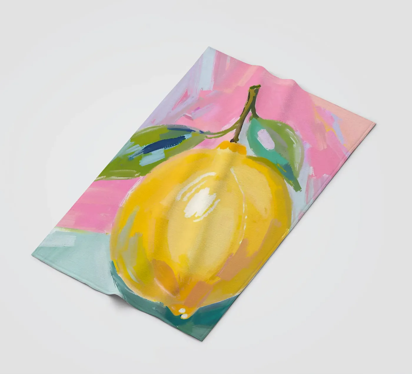 Zitrone Fleecedecke von Ohkimiko