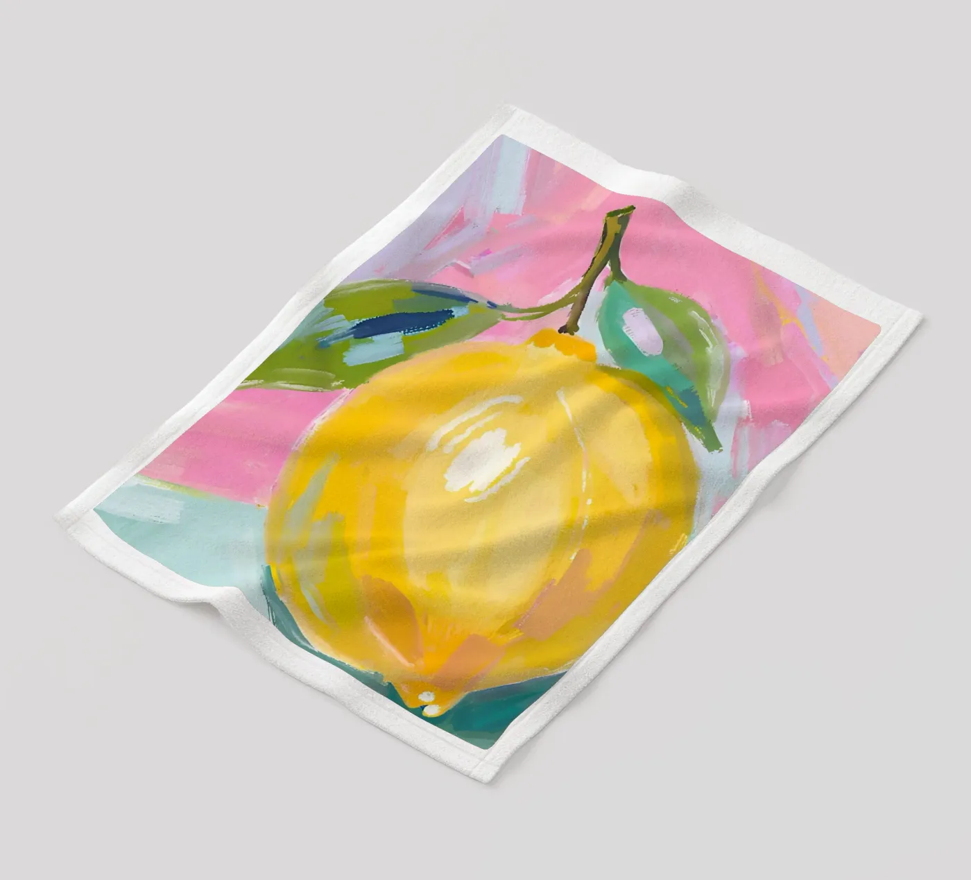 Zitrone Fleecedecke von Ohkimiko