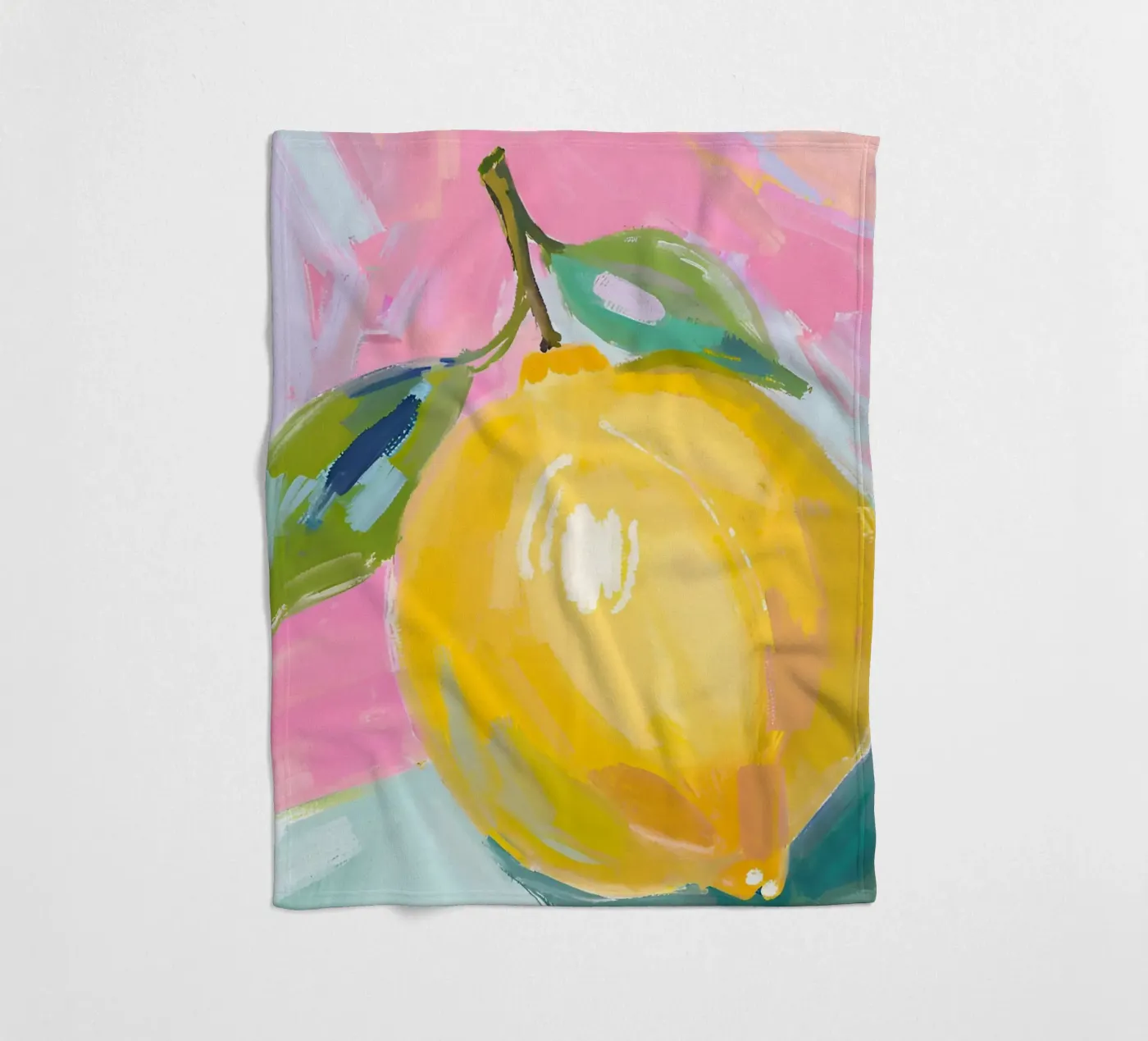 Zitrone Fleecedecke von Ohkimiko